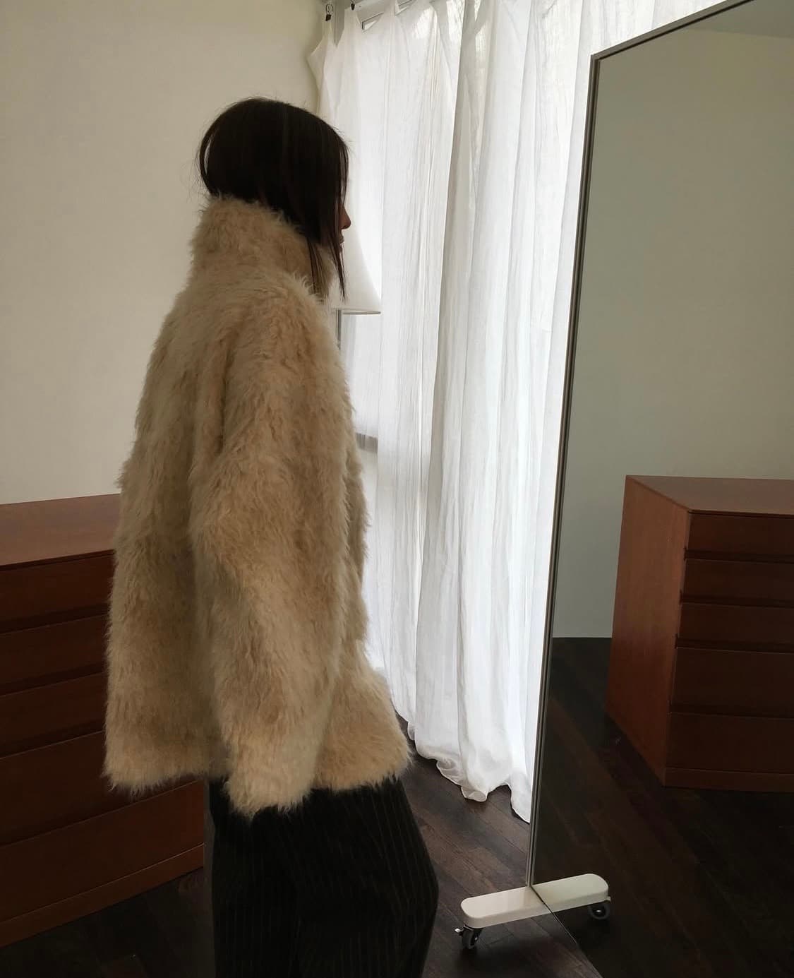 퍼자켓 아이보리  상품이미지3