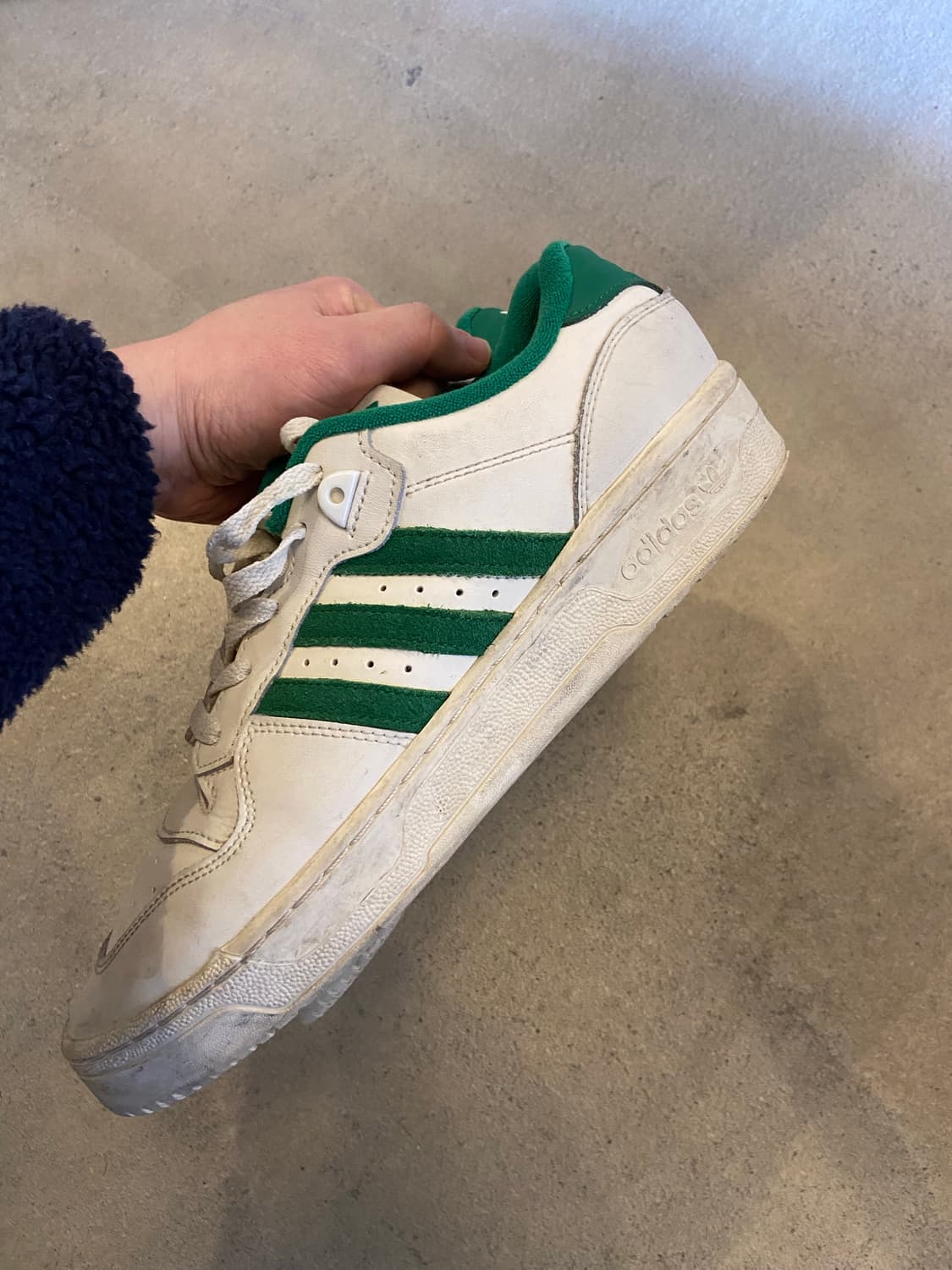 아디다스 라이벌리 로우 클라우드 화이트 그린 상품이미지3