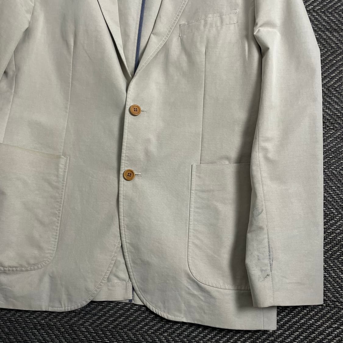 빈폴 아메카지 투 버튼 베이지 코튼 블레이저o 4242 상품이미지3