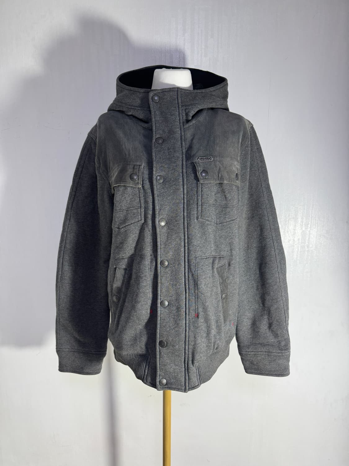 디젤 멀티 포켓 후드 봄버 자켓 상품이미지4