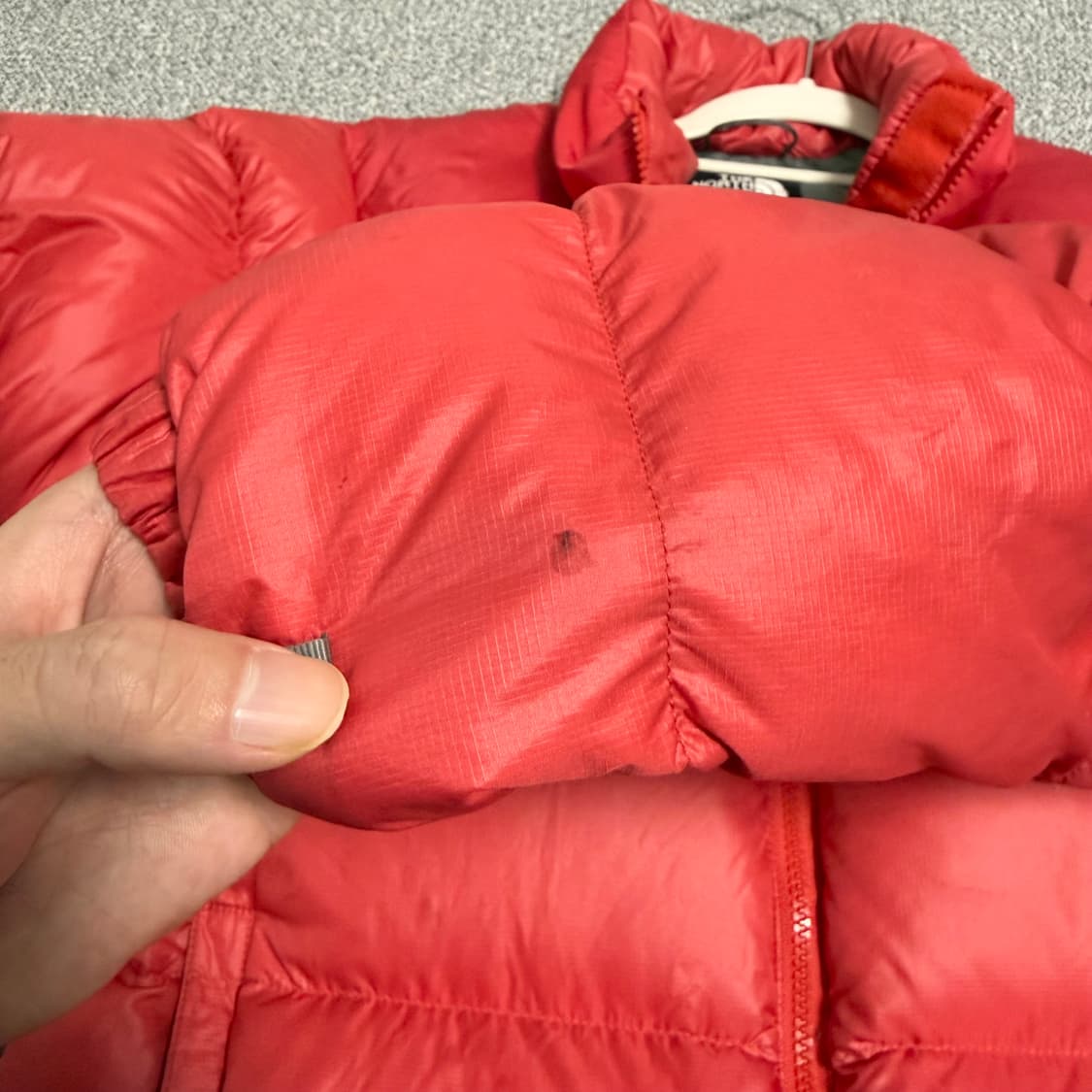 노스페이스 700 패딩 핑크헤드 90 상품이미지6