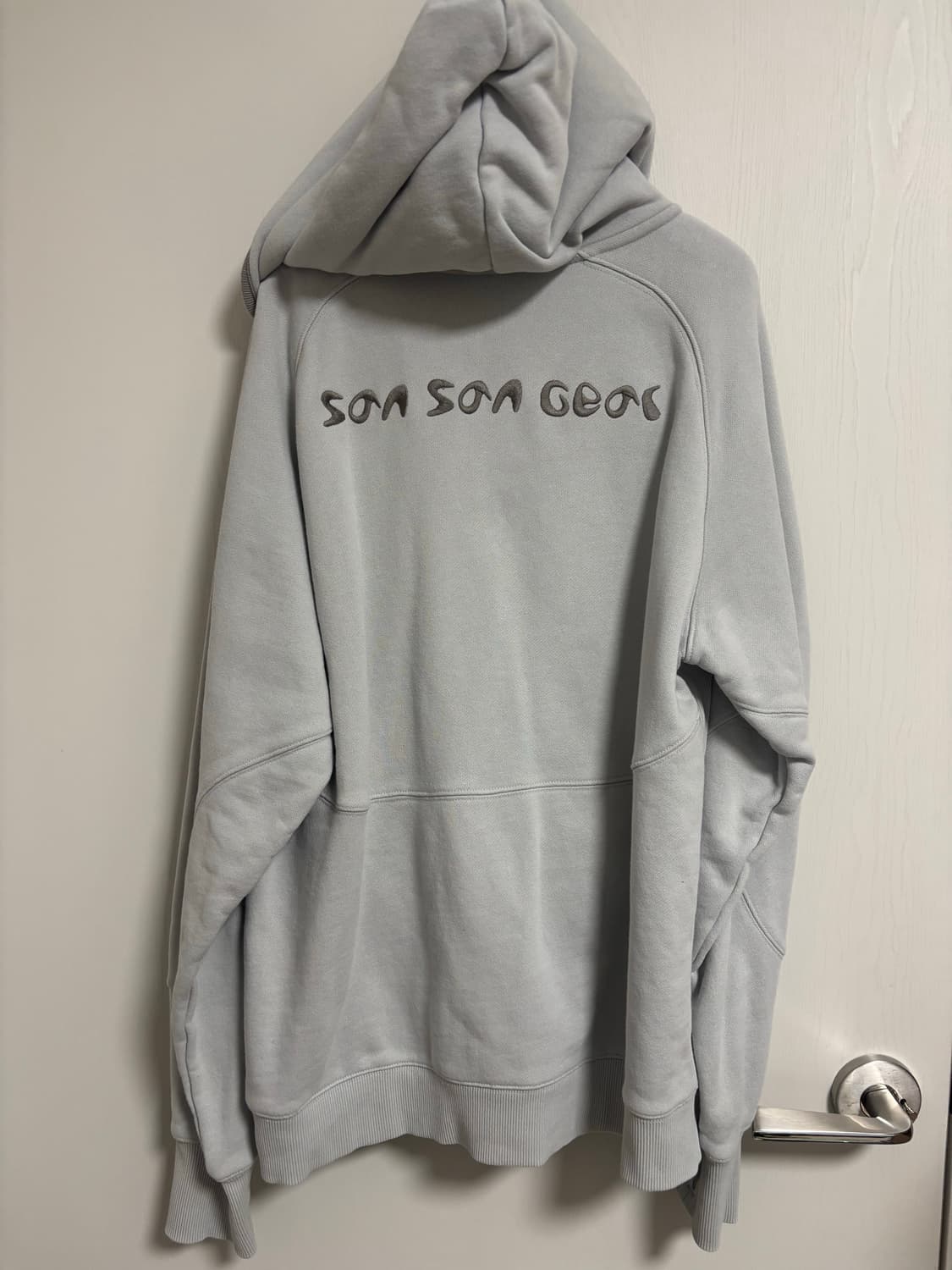 Sansan Gear Hoodie Zip-Up Grey - 24SS 상품이미지3