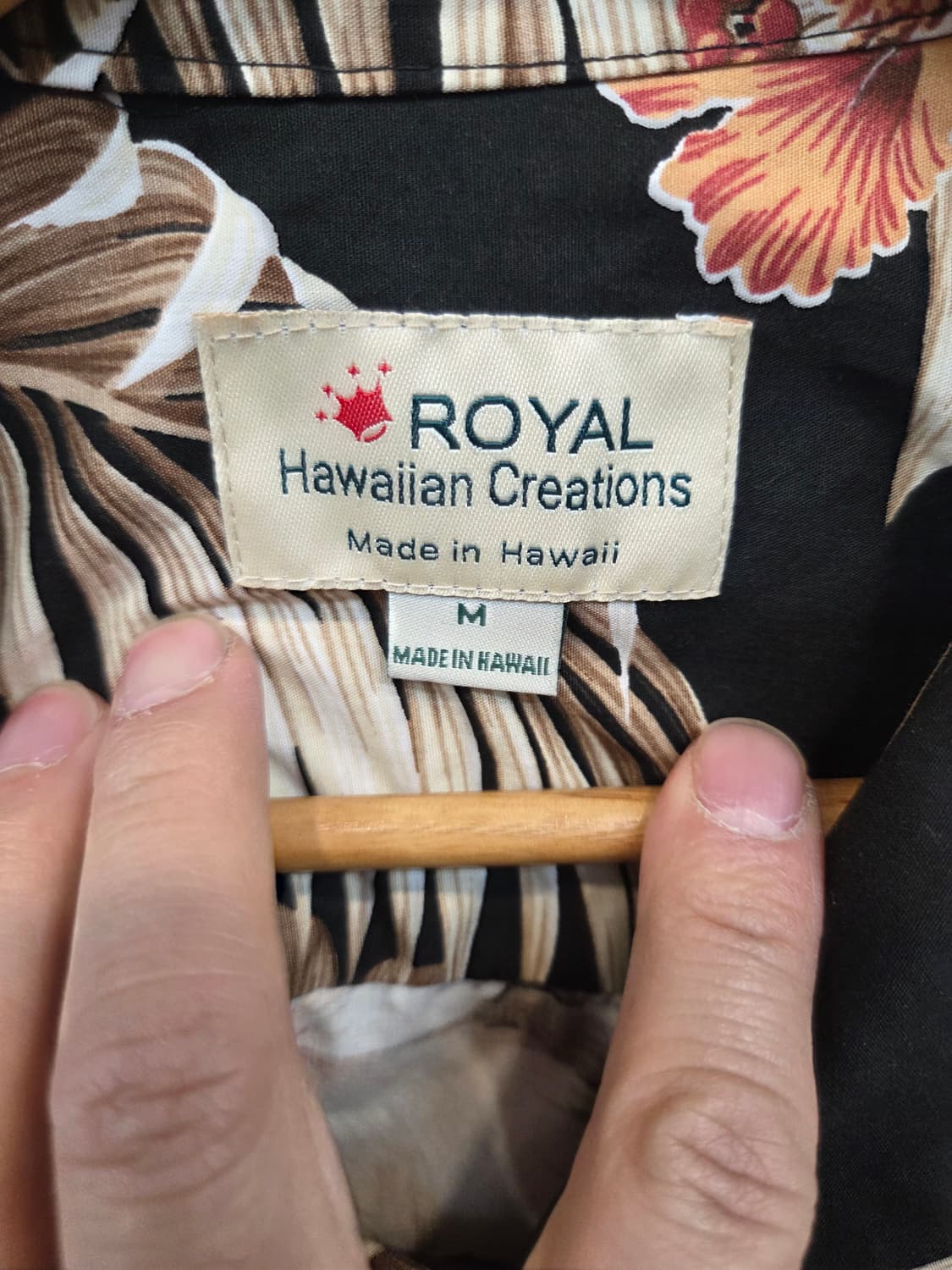 빈티지 로얄 하와이안 크리에이션 셔츠반팔 m 상품이미지3