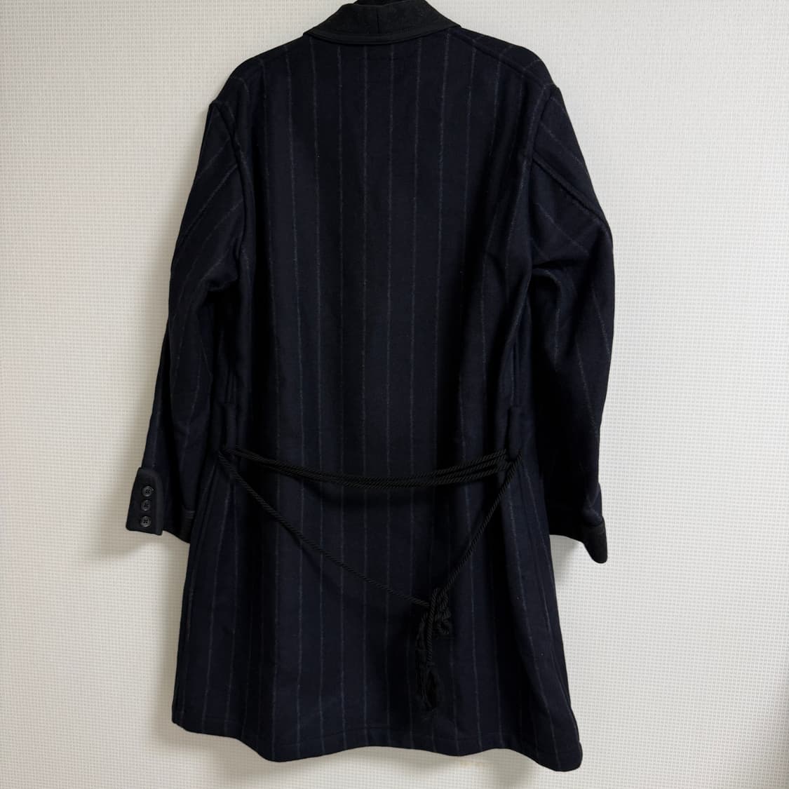 와코마리아 울 스트라이프 스모킹 자켓 상품이미지2