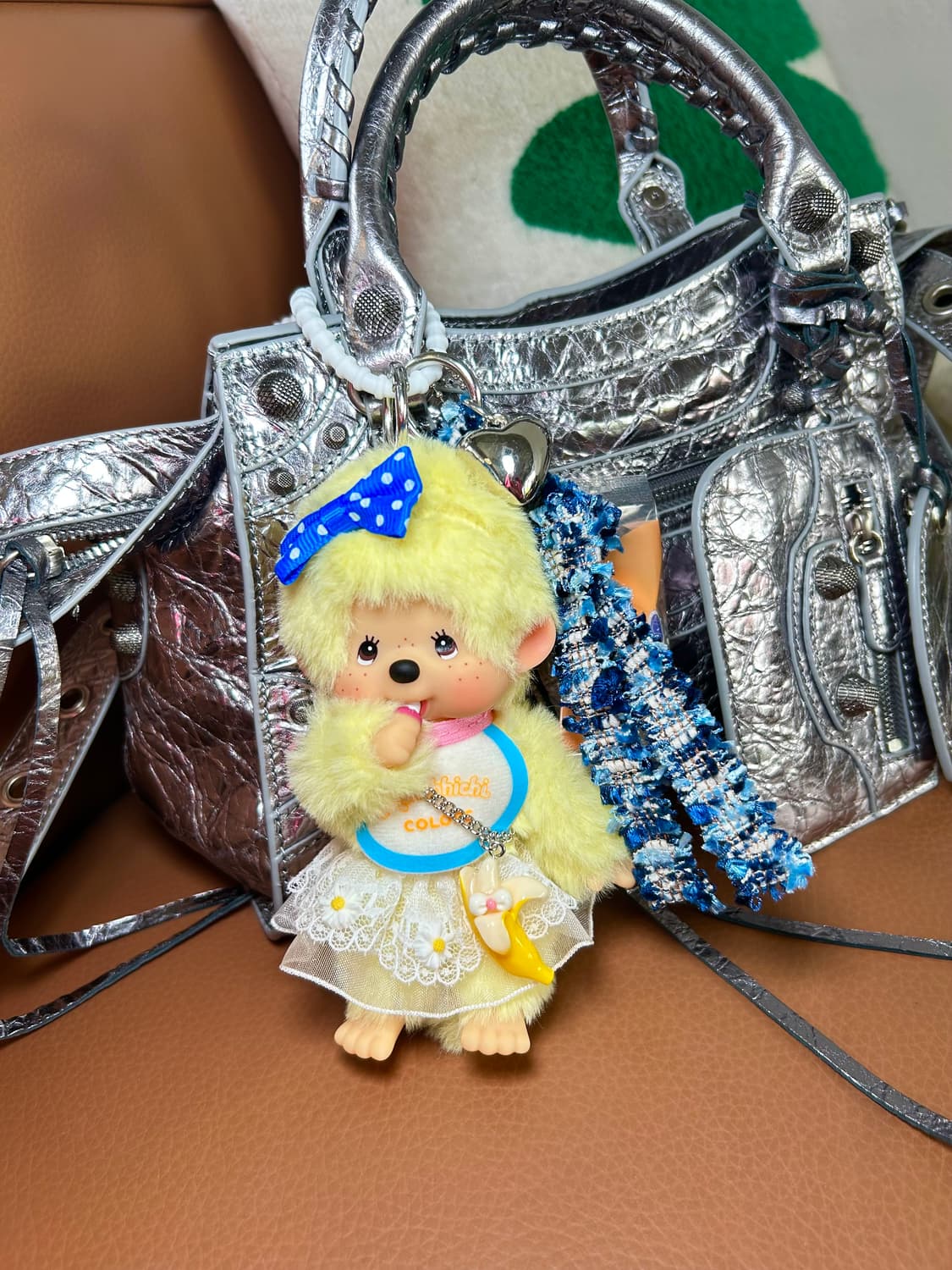 (78)정품몬치치 커스텀키링🍌🙈도쿄바나나💛-2 상품이미지9