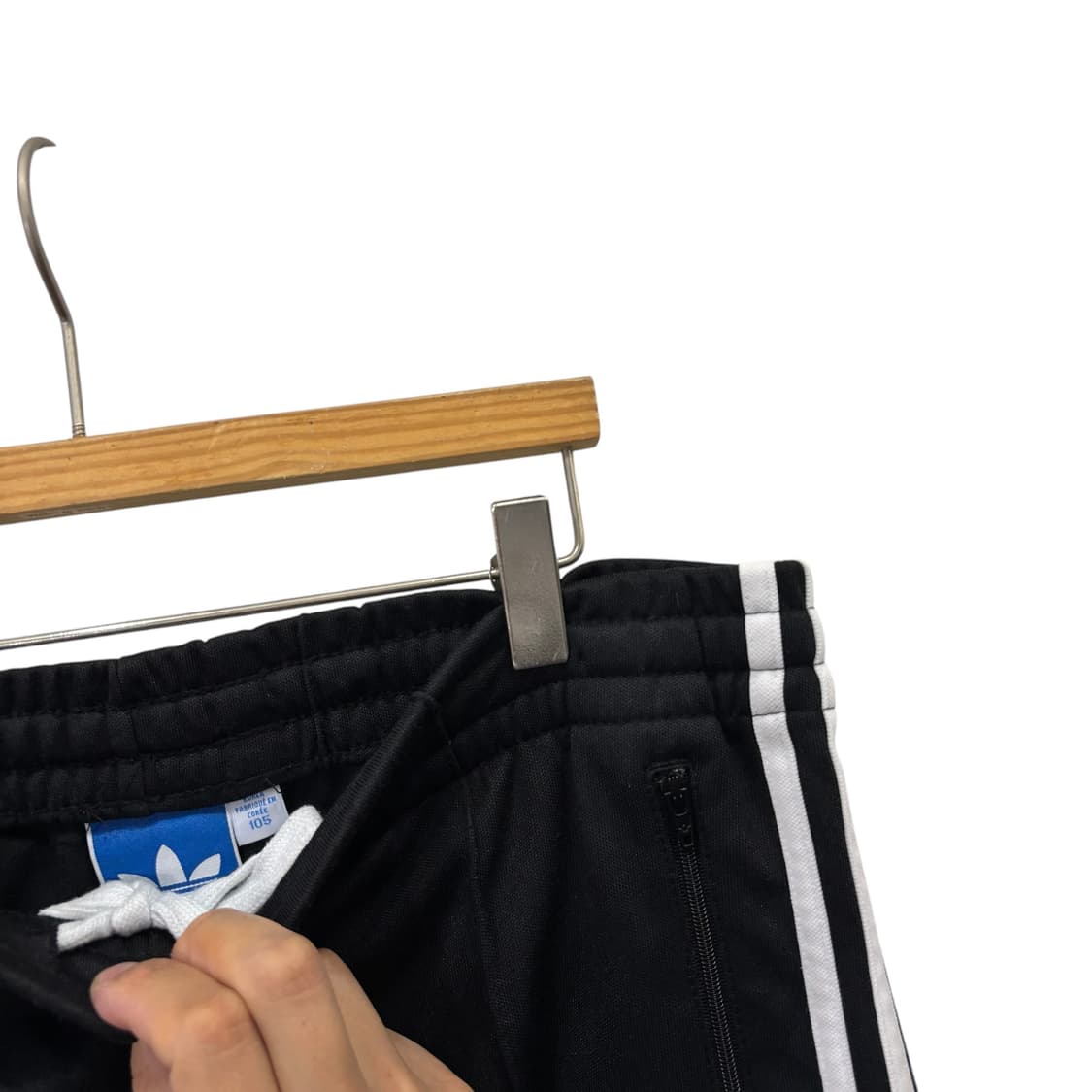 아디다스 블랙 유로파 트랙 팬츠 상품이미지3