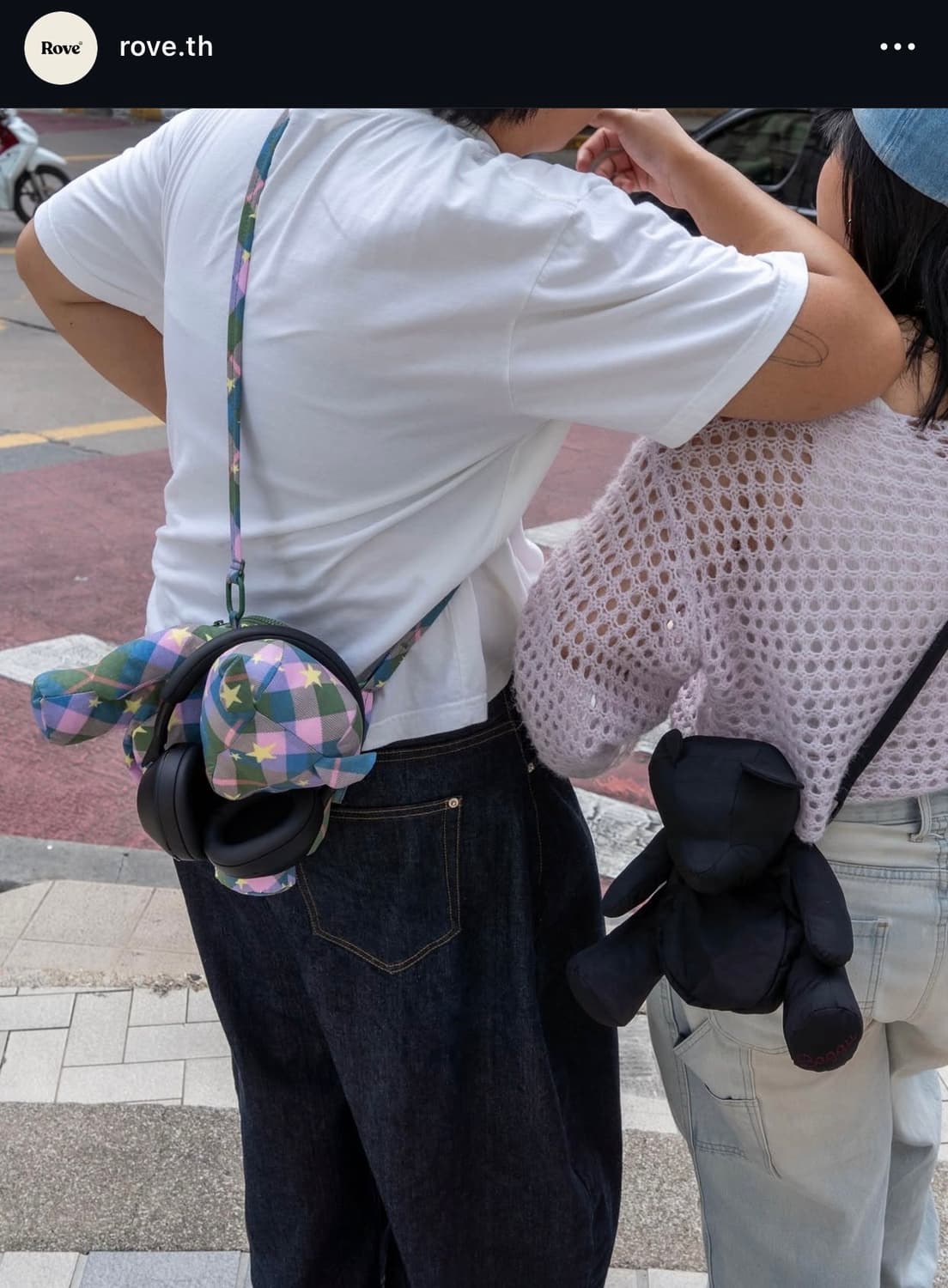 BAGGU BEAR BAG 바쿠 베어 백 블랙 상품이미지8