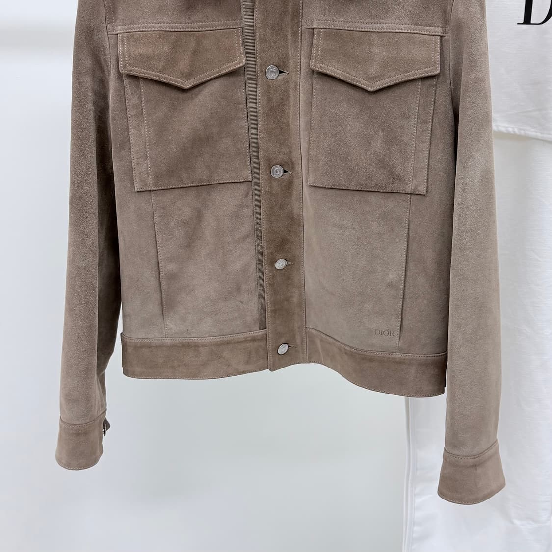 [S+급/46] 디올 시어링 퍼 스웨이드 무스탕 자켓 브라운 상품이미지3