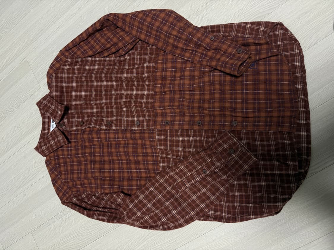 유니클로 jw앤더슨 체크셔츠 상품이미지3