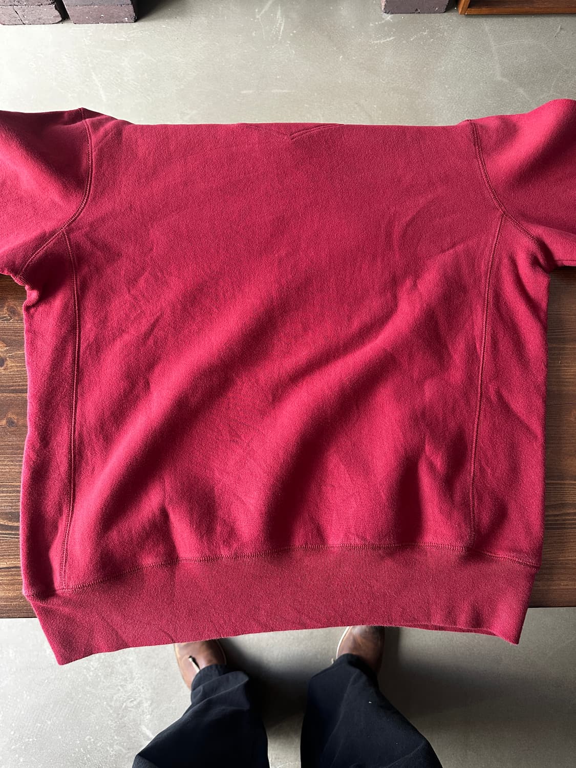 에디바우어 스웻 셔츠 맨투맨 레드 상품이미지3