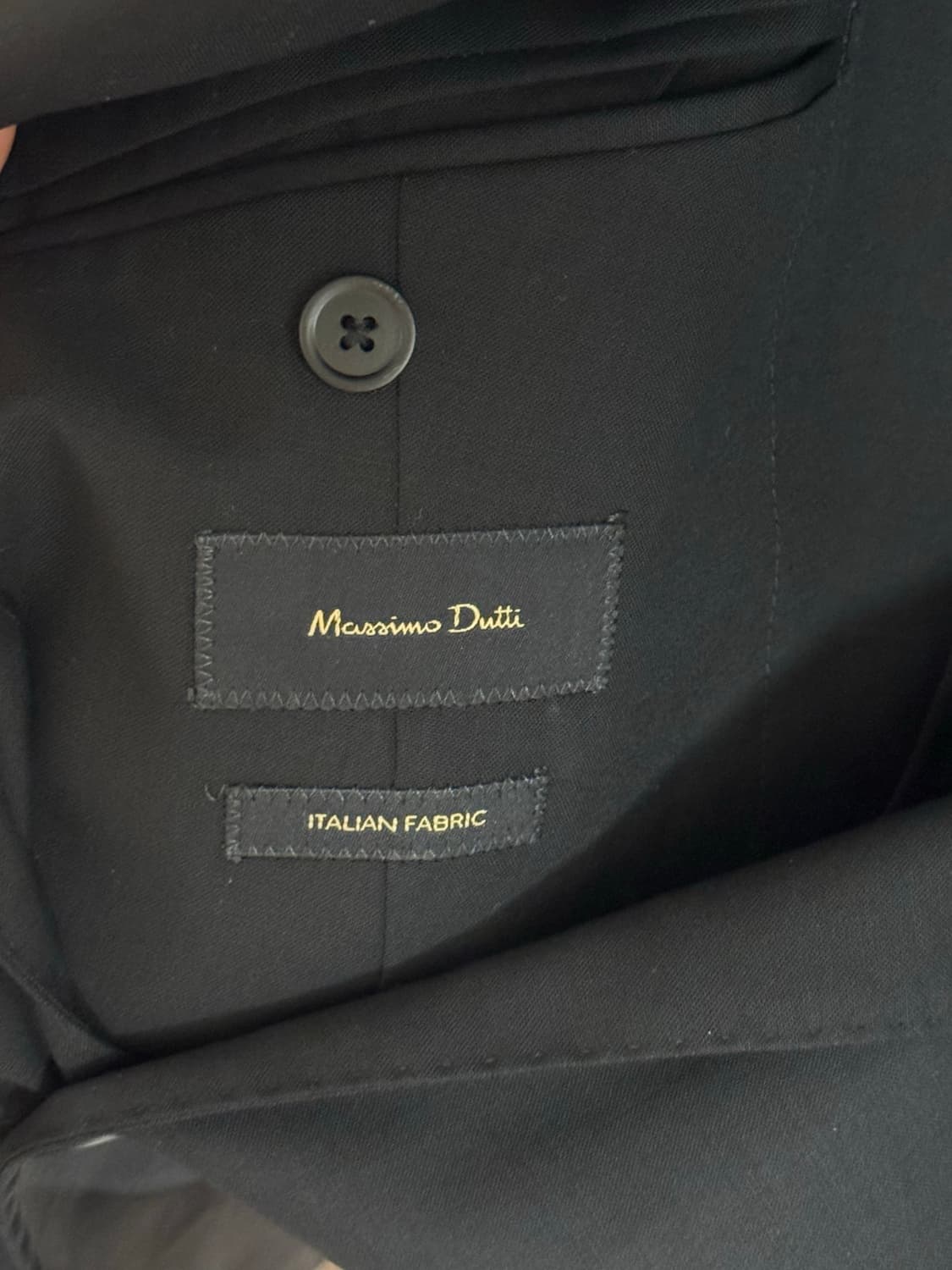 마시모두띠 검은색 정장 수트 자켓 상품이미지2