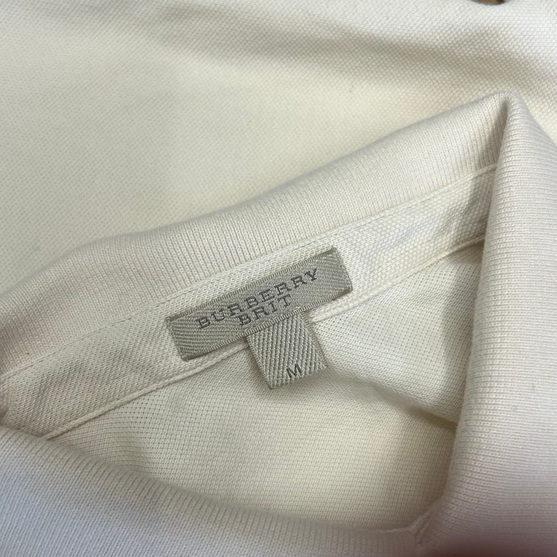 M 버버리 카라 반팔티 상품이미지4