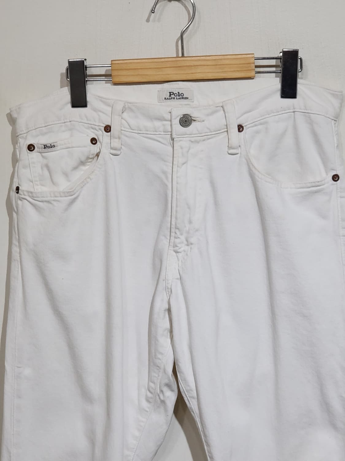 (33) 랄프로렌 폴로 청바지 화이트진 스판 데님팬츠  상품이미지2