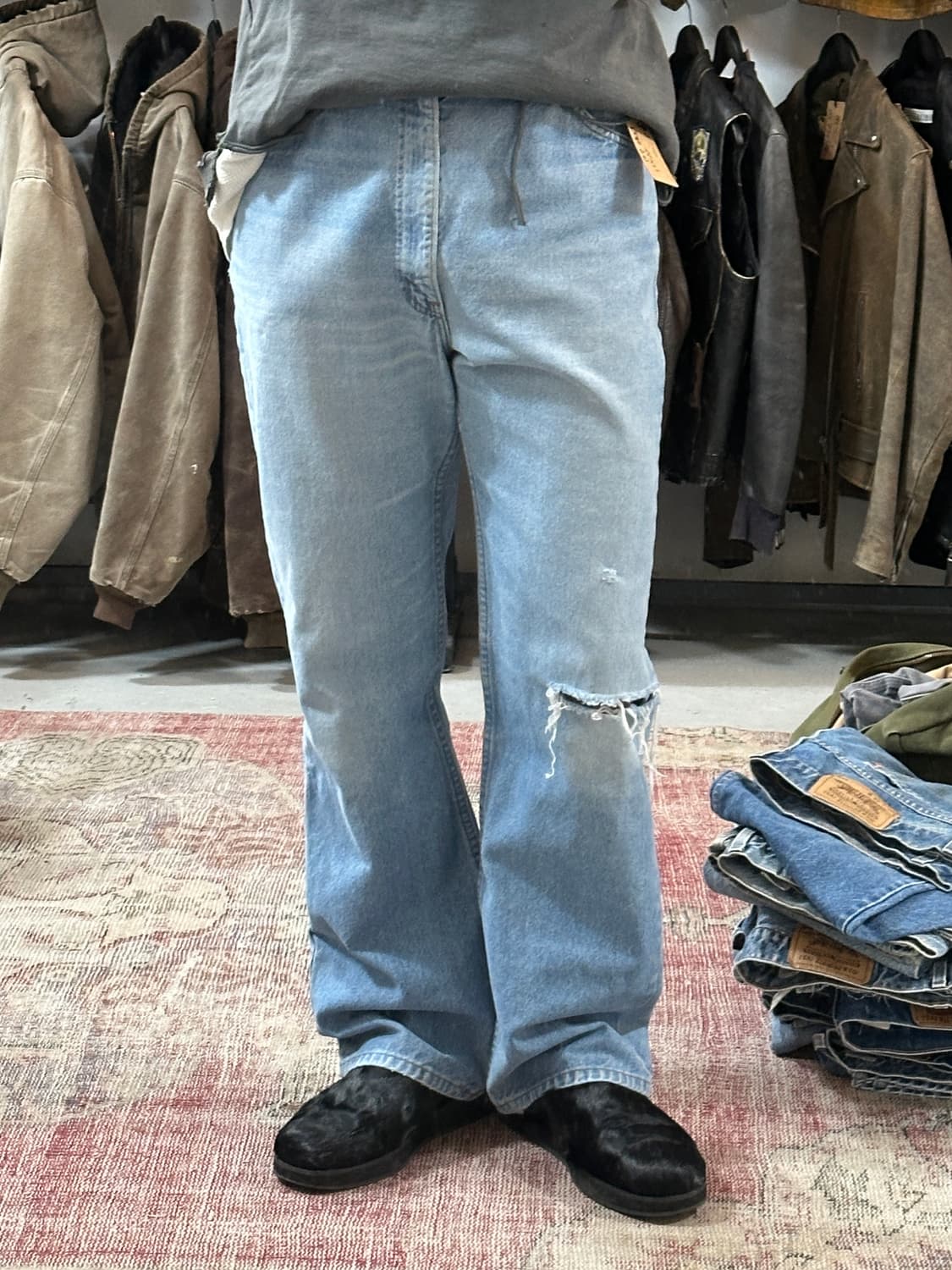 90's USA Made 리바이스 517 오렌지탭 부츠컷 상품이미지2