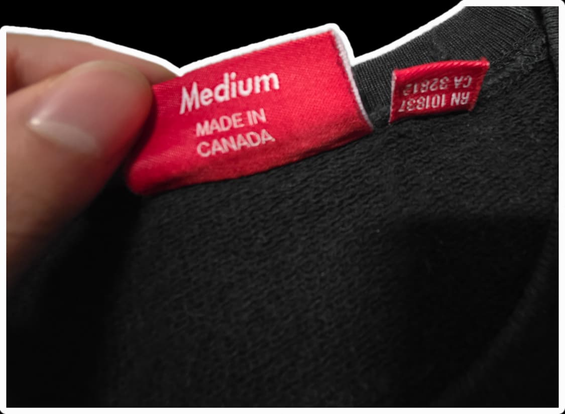 슈프림 월드페이머스 레터링 블랙 크루넥 맨투맨 상품이미지7