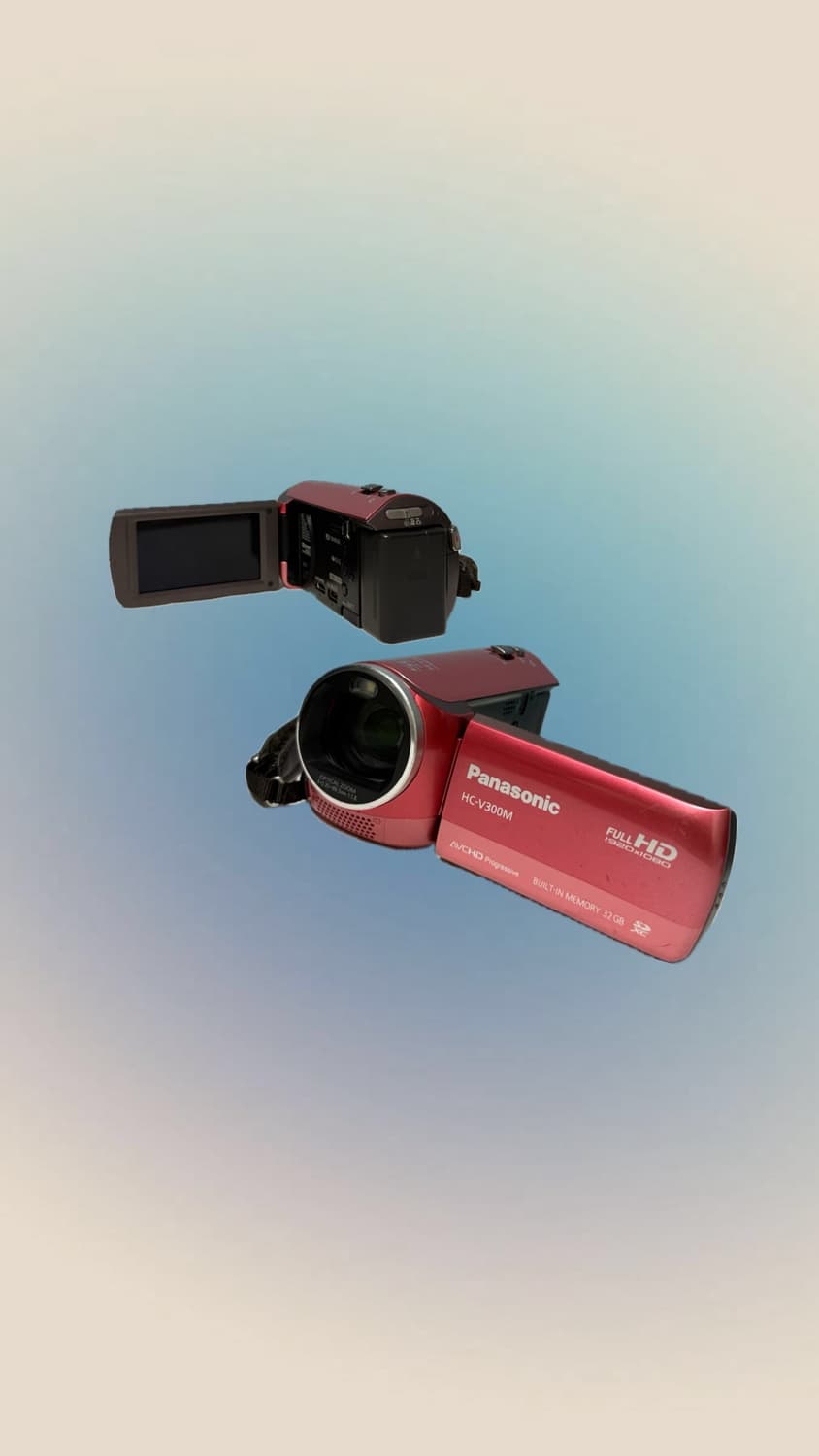 파나소닉 Panasonic HC-V300M 핑크 빈티지캠코더 상품이미지1