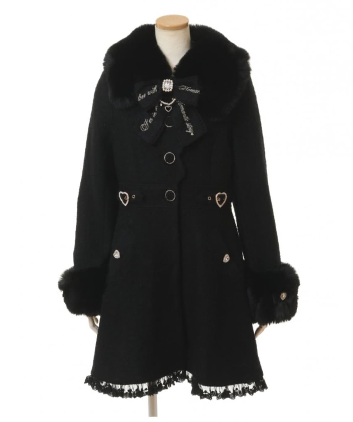 리즈리사 하트버클 A라인코트 상품이미지1