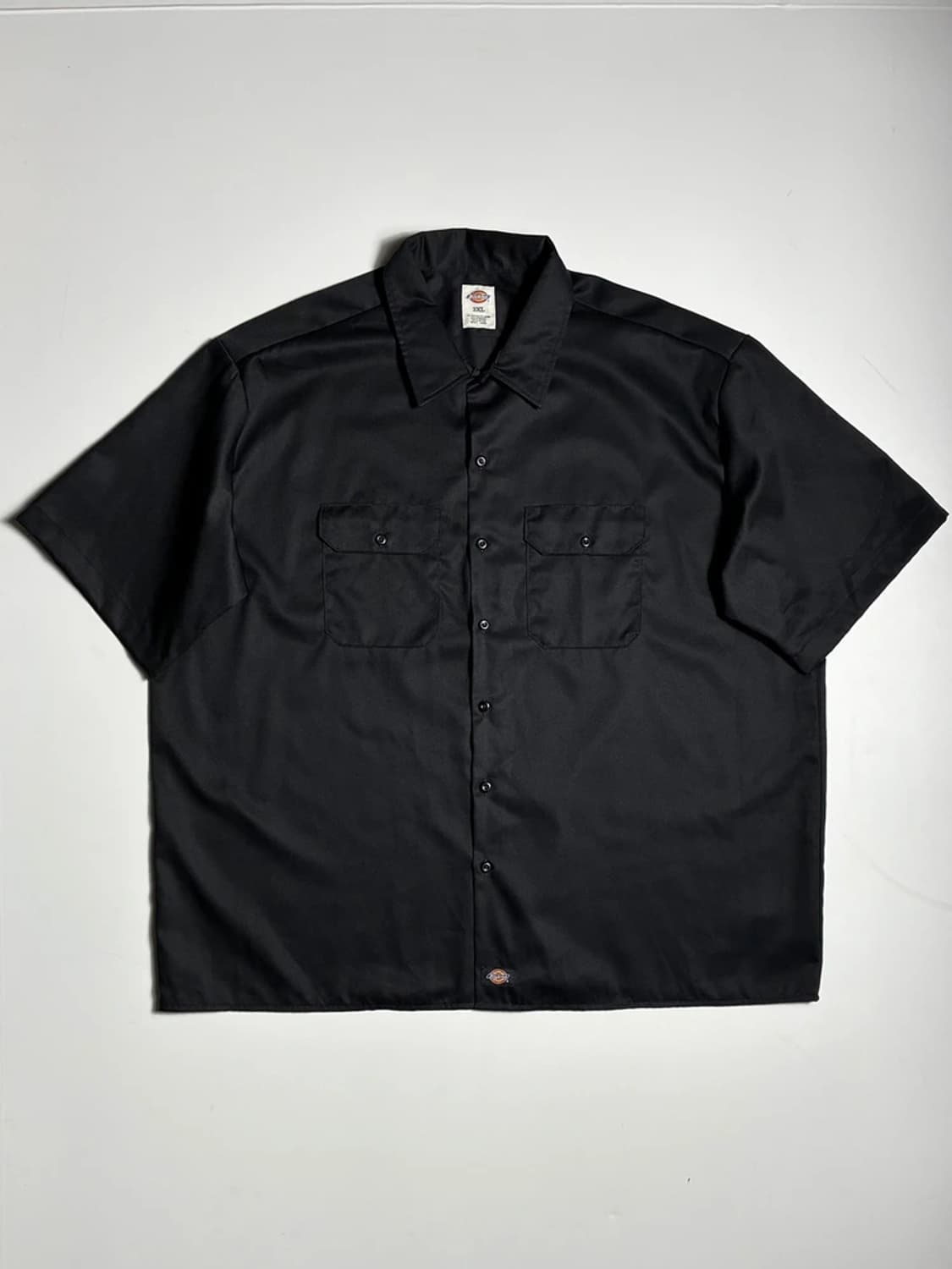 디키즈 Dickies 플랩 포켓 블랙 반팔 워크 셔츠 R2005 상품이미지1