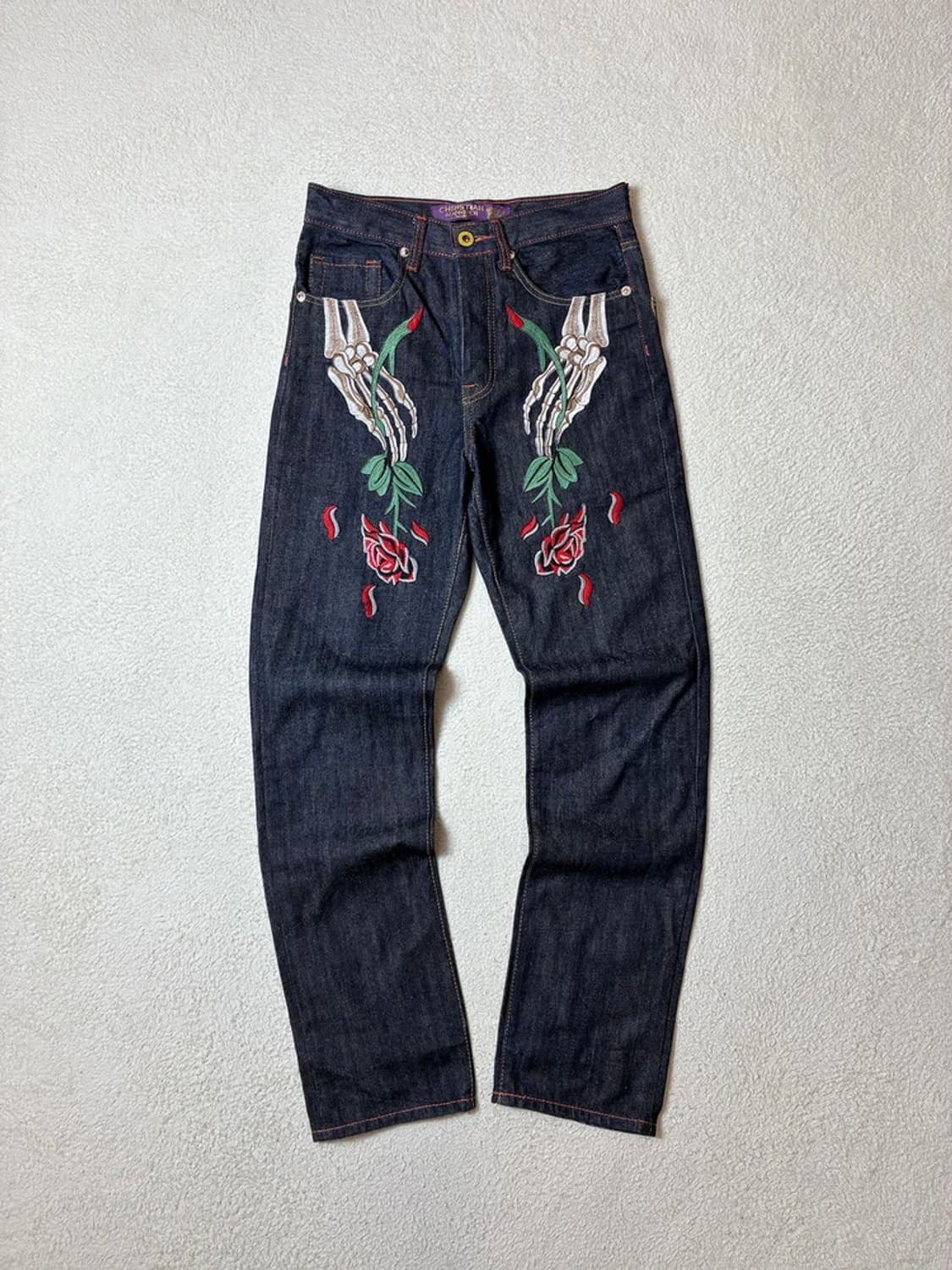 에드하디 크리스찬 오디지에 00's 자수 데님 팬츠 PN6696 상품이미지4