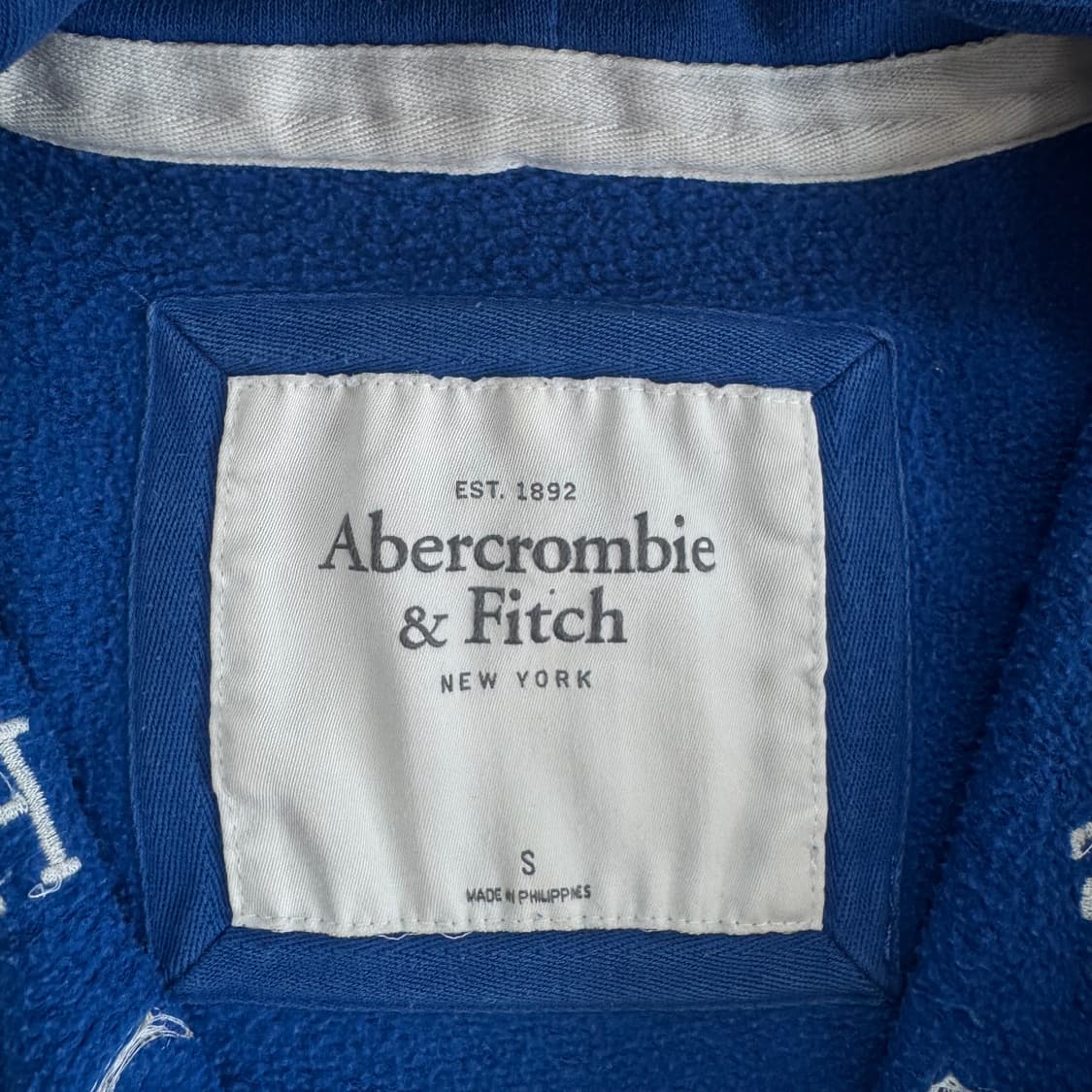 Abercrombie 아베크롬비 블루 후드집업 상품이미지5