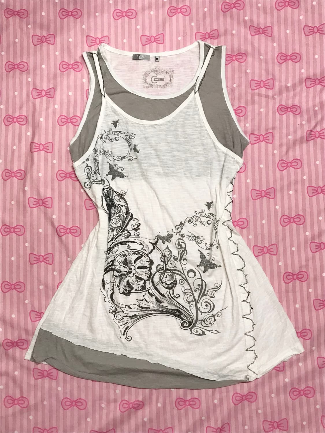 오리엔탈 펑크 나비 체인 레이어드 나시 상품이미지1