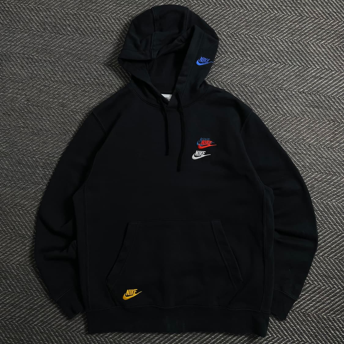 나이키 NSW 에센셜 프렌치 테리 후드티 블랙o 4115 상품이미지1