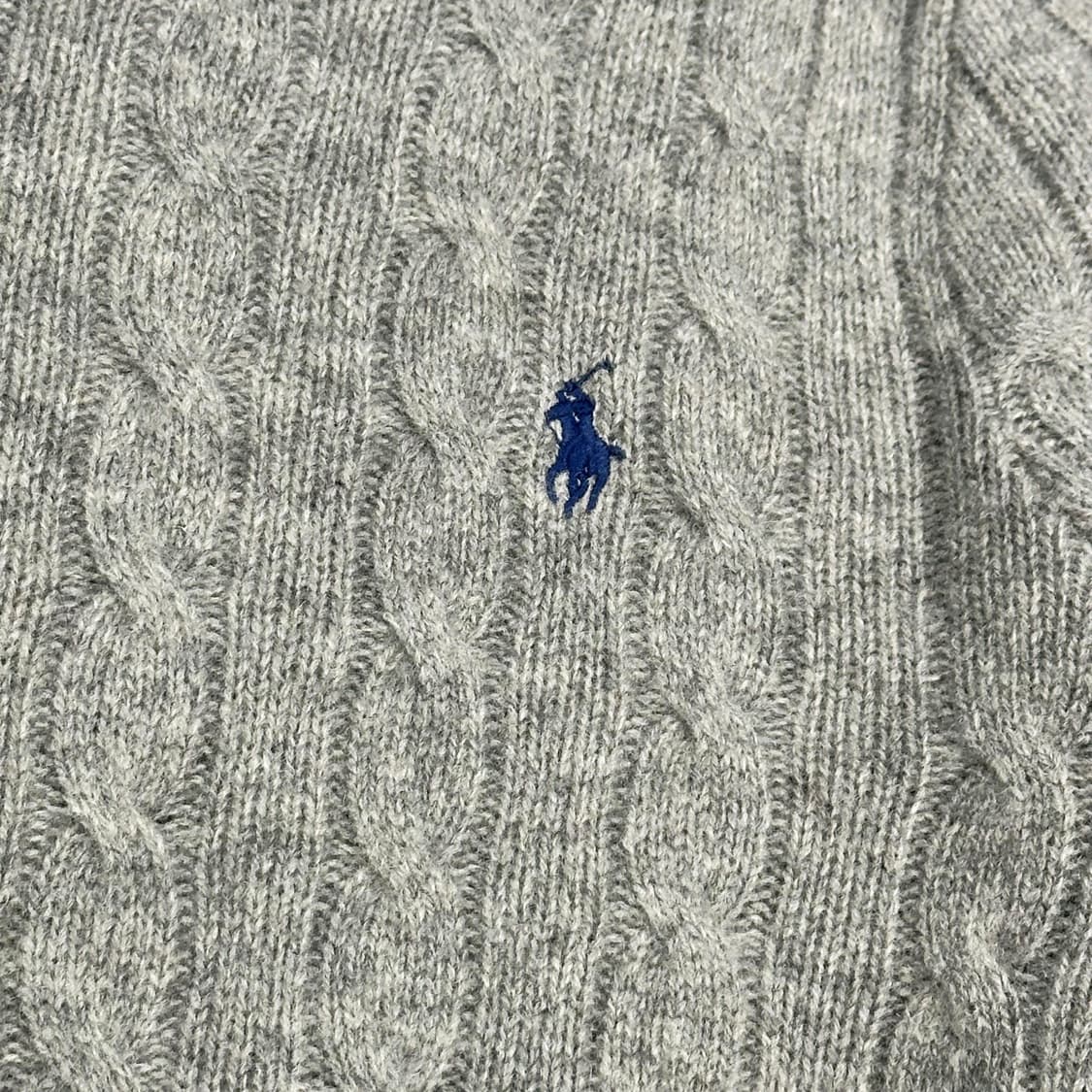 폴로 랄프로렌 포니 캐시미어 차콜 니트 (L 여성추천) 상품이미지3