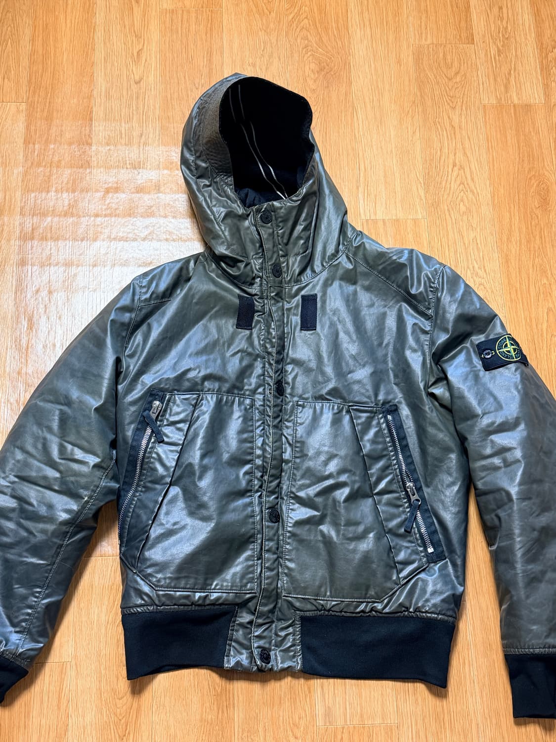 [L] 스톤아일랜드 왁스드 아이스 자켓2 상품이미지1