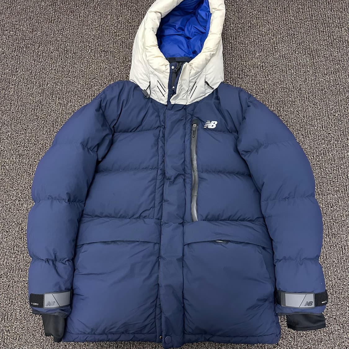 뉴발란스 구스다운 패딩 블루 95(M) 상품이미지1