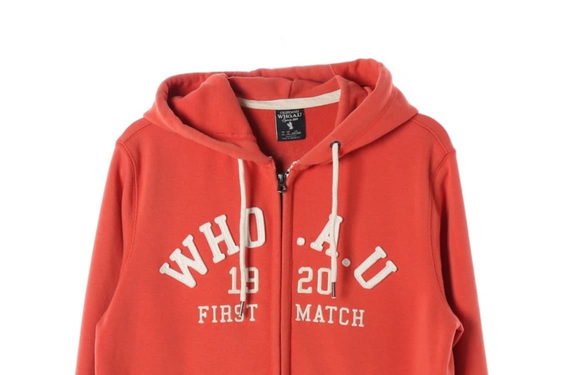 후아유 캘리포니아 아치로고 빈티지 후드집업 L 상품이미지3