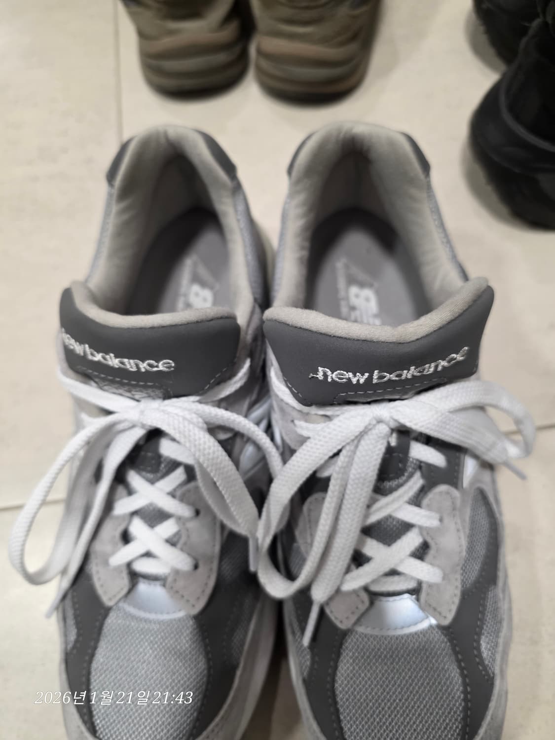 뉴발란스 992그레이 275사이즈 상품이미지2