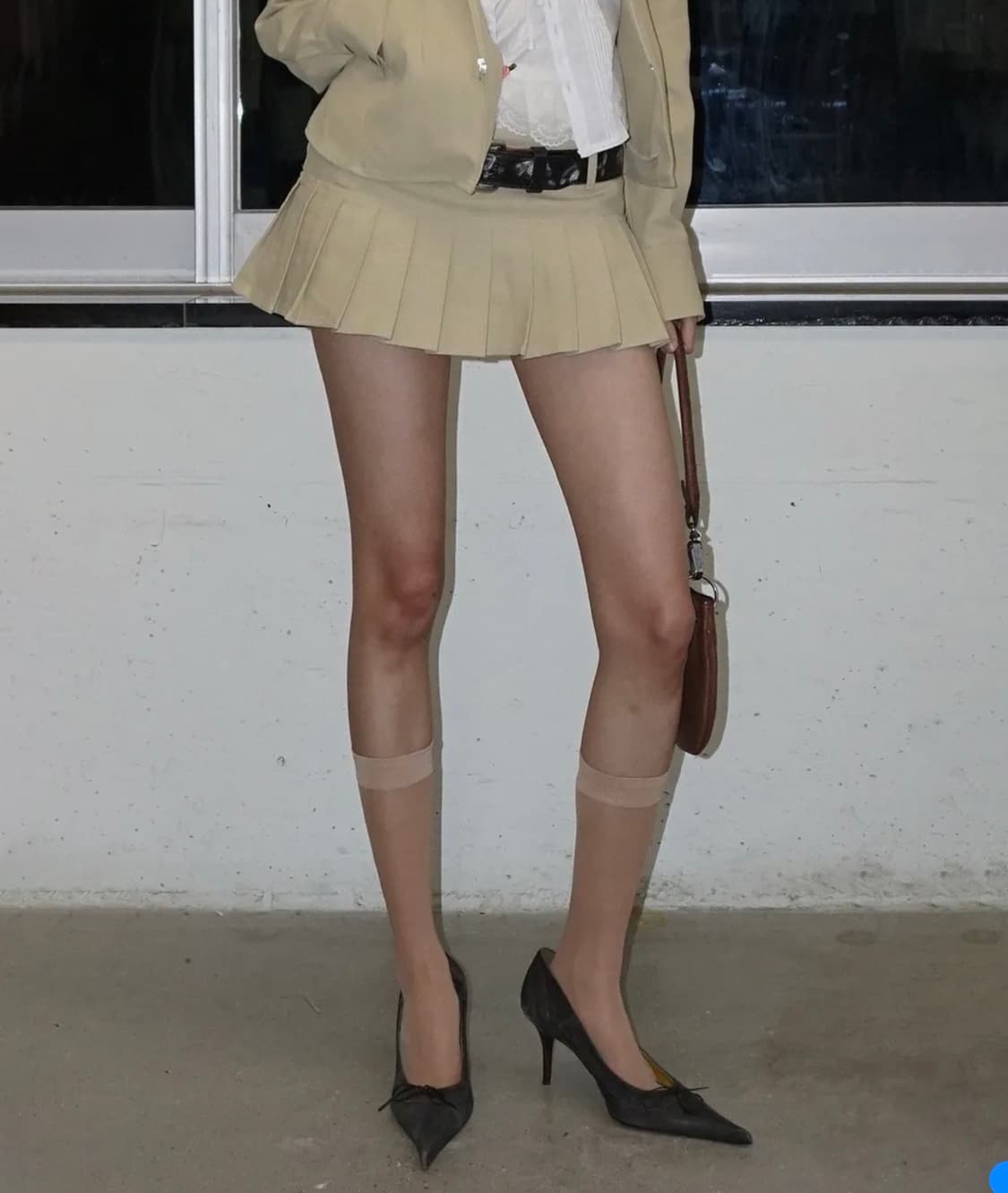 Sculptor Cotton Pleats Micro Skort 상품이미지2