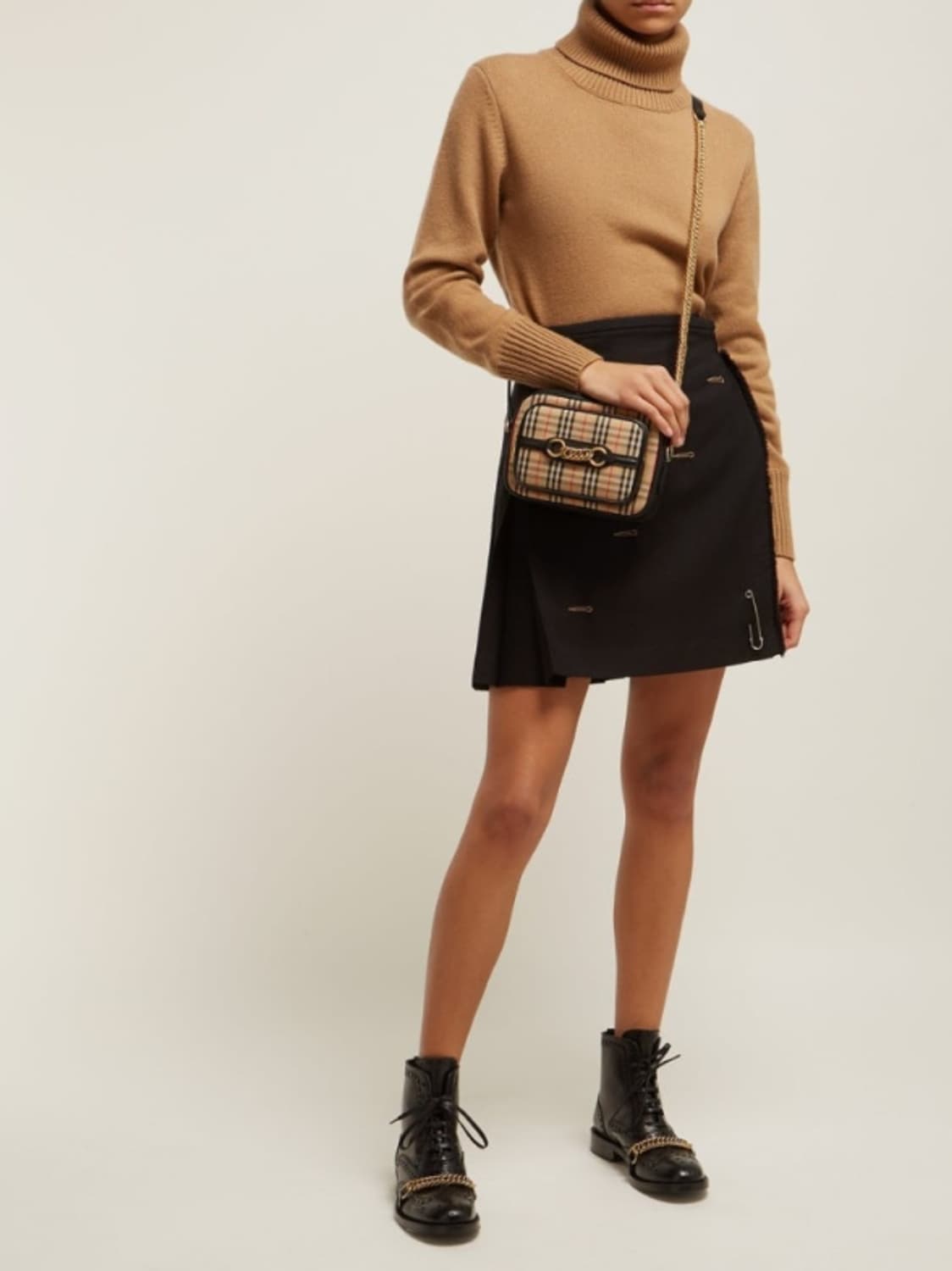 BURBERRY 버버리 정품 체인 1983체크 크로스백 숄더백 상품이미지10