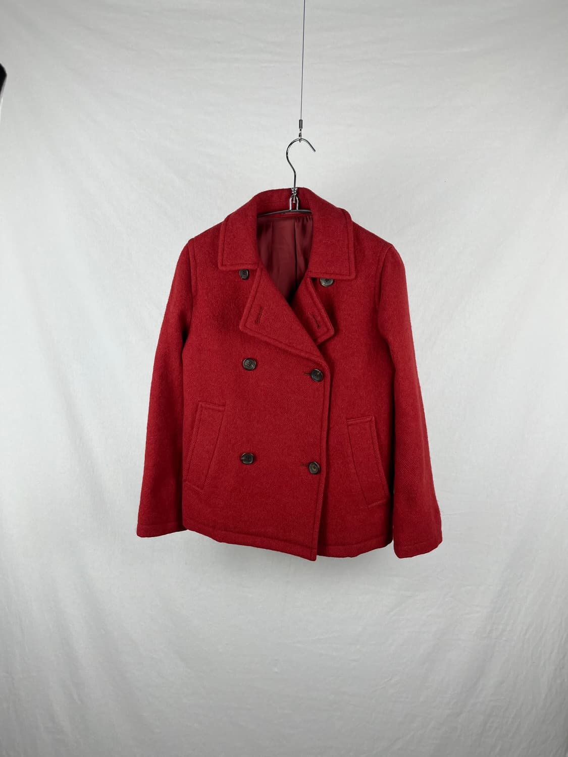 Magaret Howell 레드컬러 피코트 상품이미지1