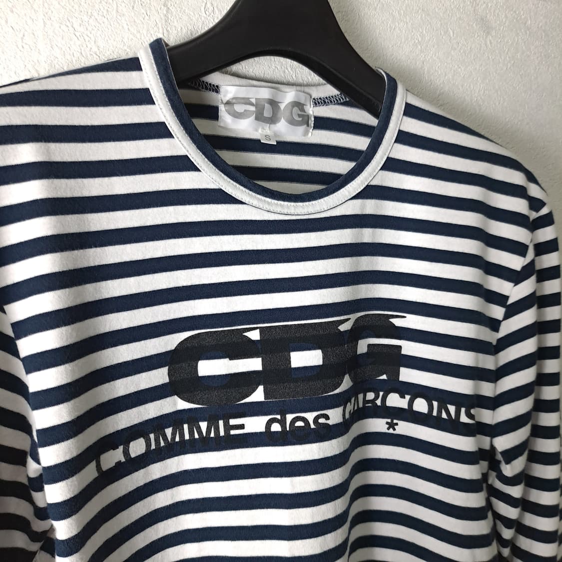 CDG 꼼데가르송 스트라이프 티셔츠 S 상품이미지2
