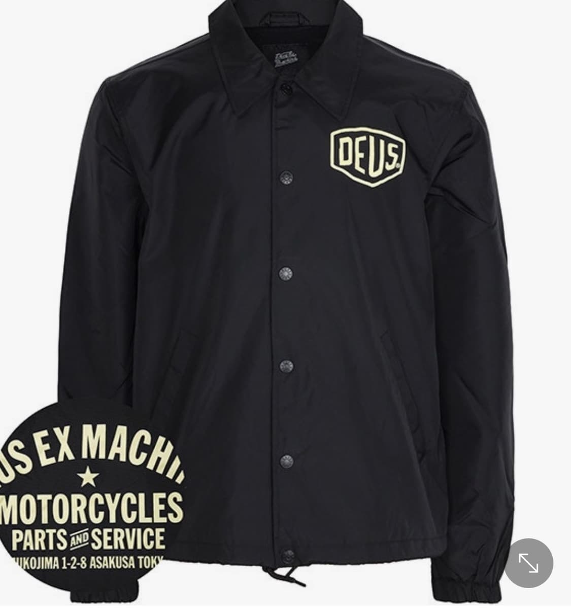 데우스 엑스 마키나 블랙 코치 자켓 상품이미지1