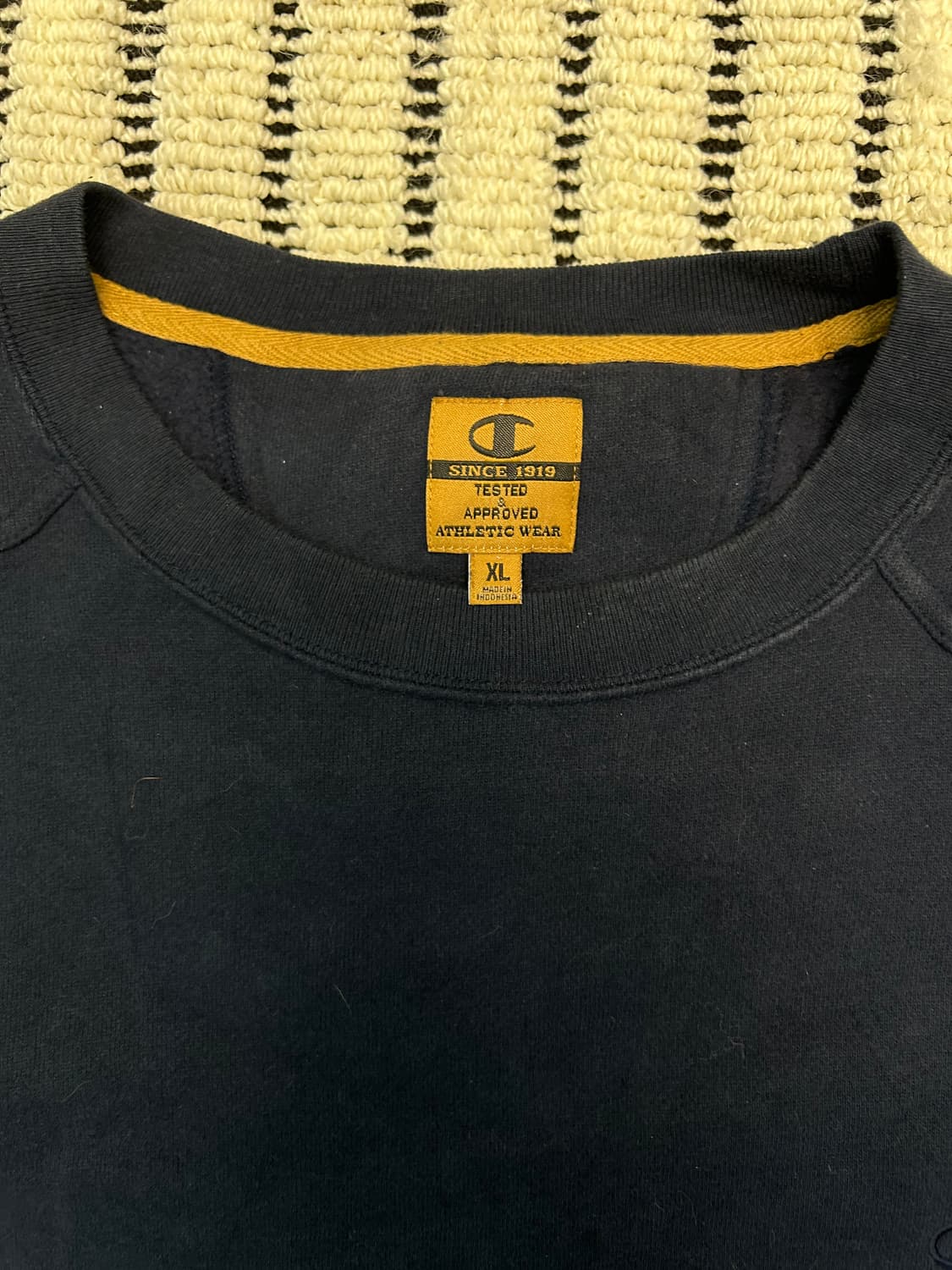 챔피온 (chmpion) 헤리티지 네이비 맨투맨 상품이미지3