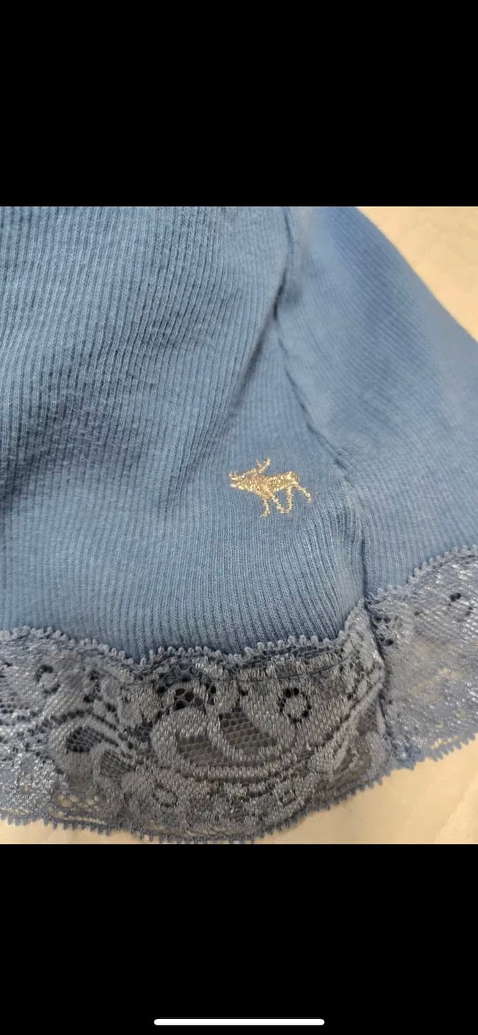 아베크롬비 존예 딱붙 슬리브 블루 상품이미지3