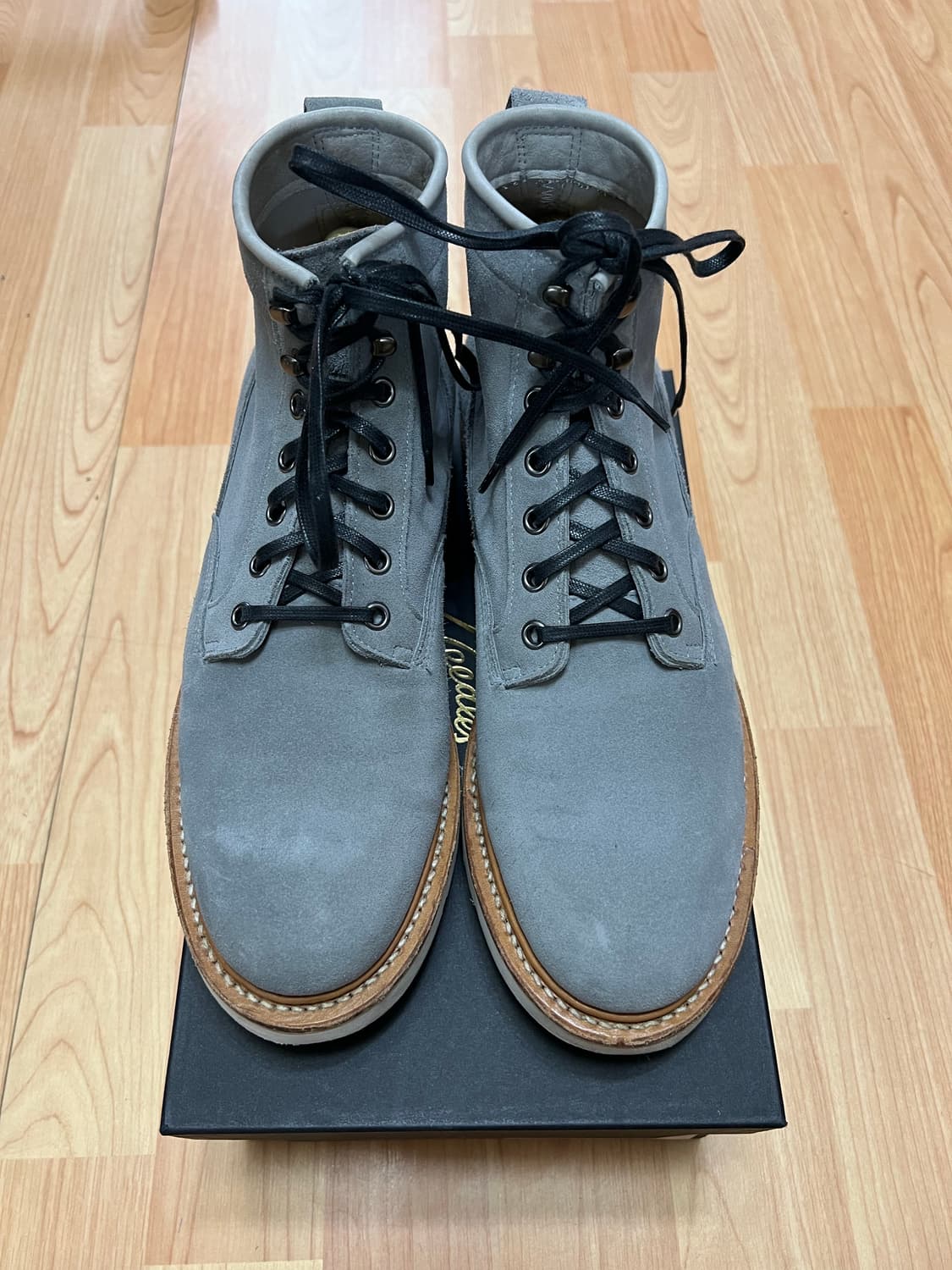 바이버그 스카우트 부츠 그레이 스웨이드 8사이즈  알든 상품이미지3