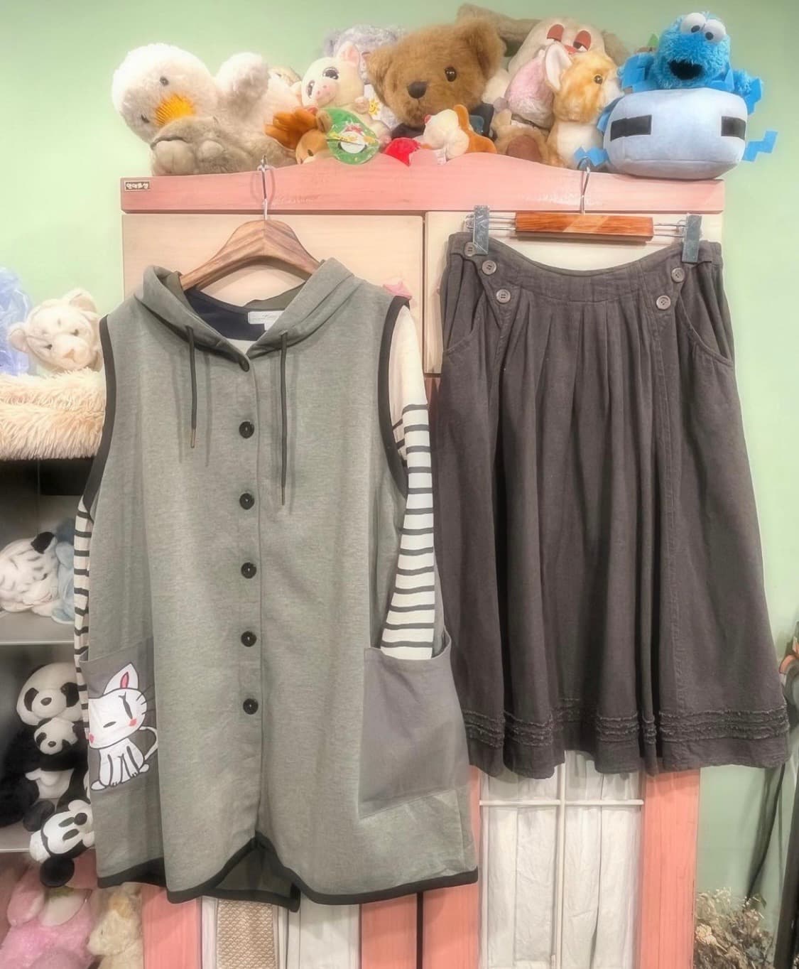 카모메산장 고양이 모리 코디세트 상품이미지1