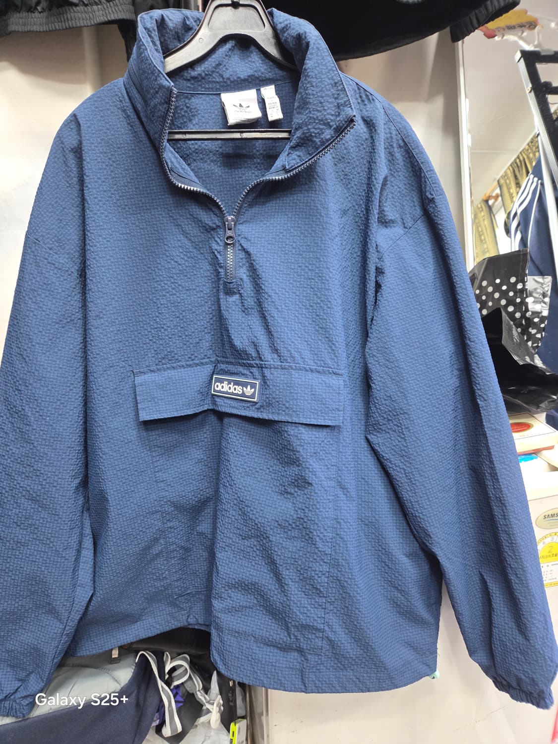 아디다스  아노락   네이비   자켓 상품이미지1