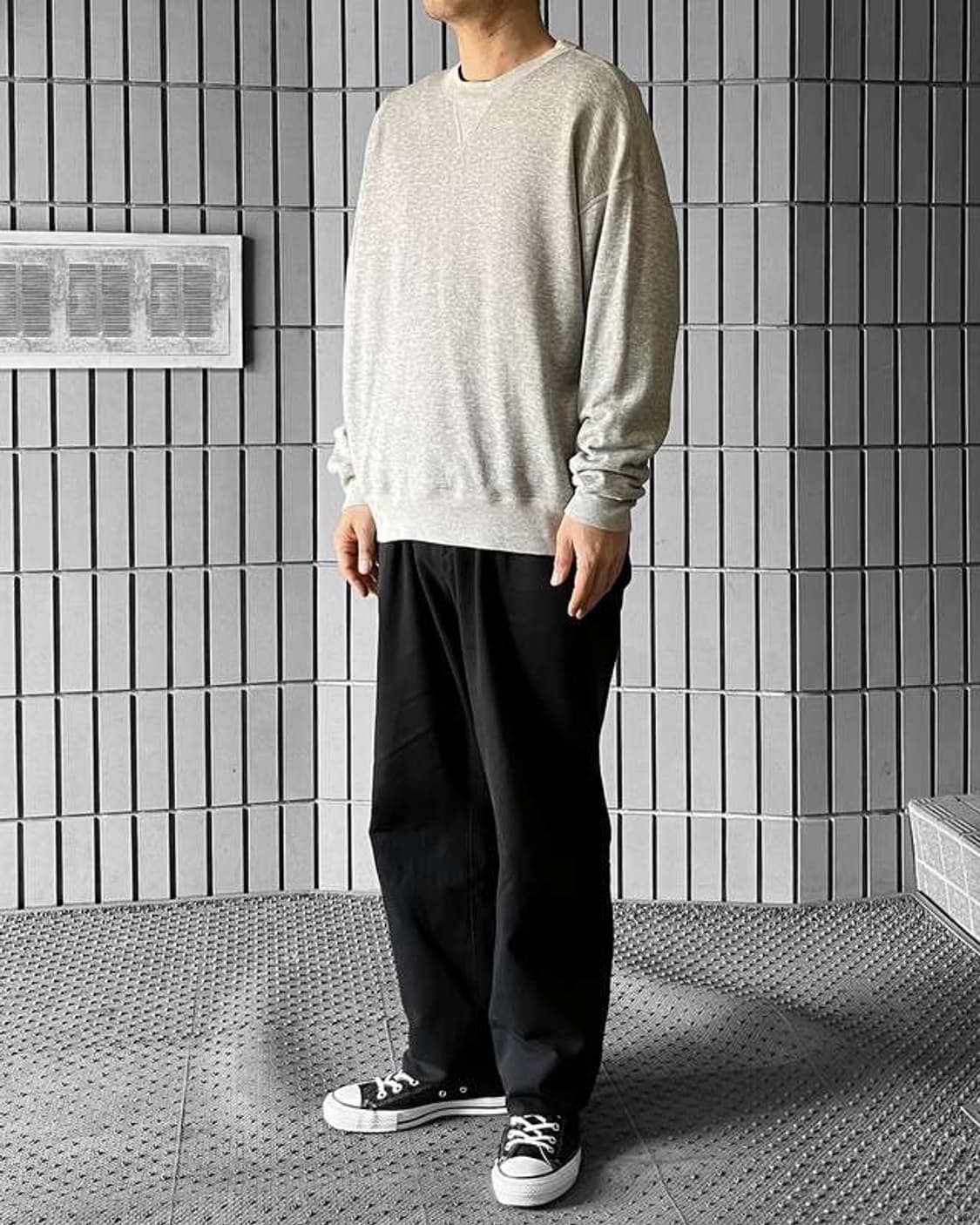 포터클래식 크루넥 스웻 그레이 XL 사이즈 상품이미지3