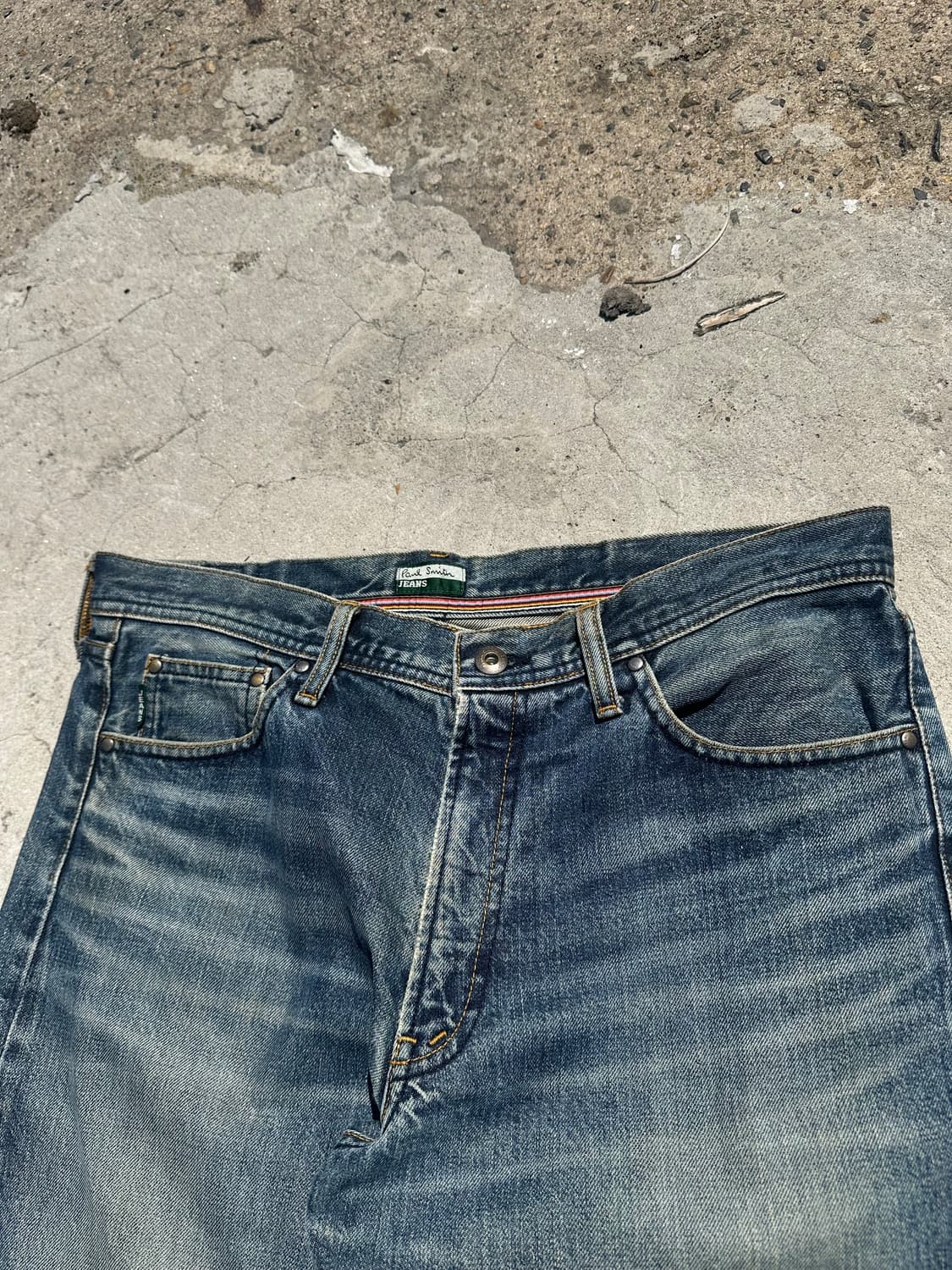 Paul Smith jeans distressed washed denim 상품이미지5