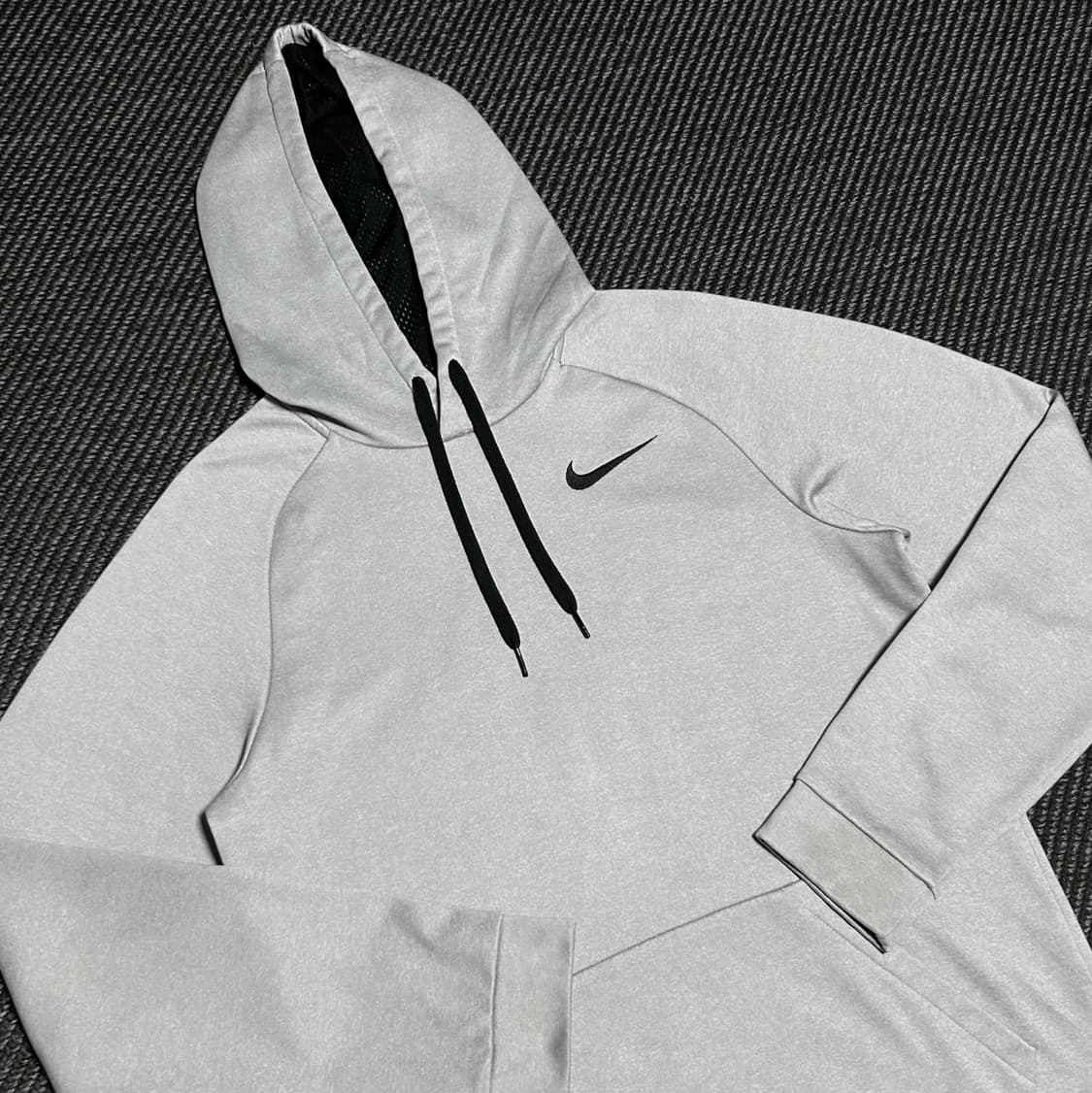 [S] Nike 나이키 그레이 스우시 기모 후드티 상품이미지2