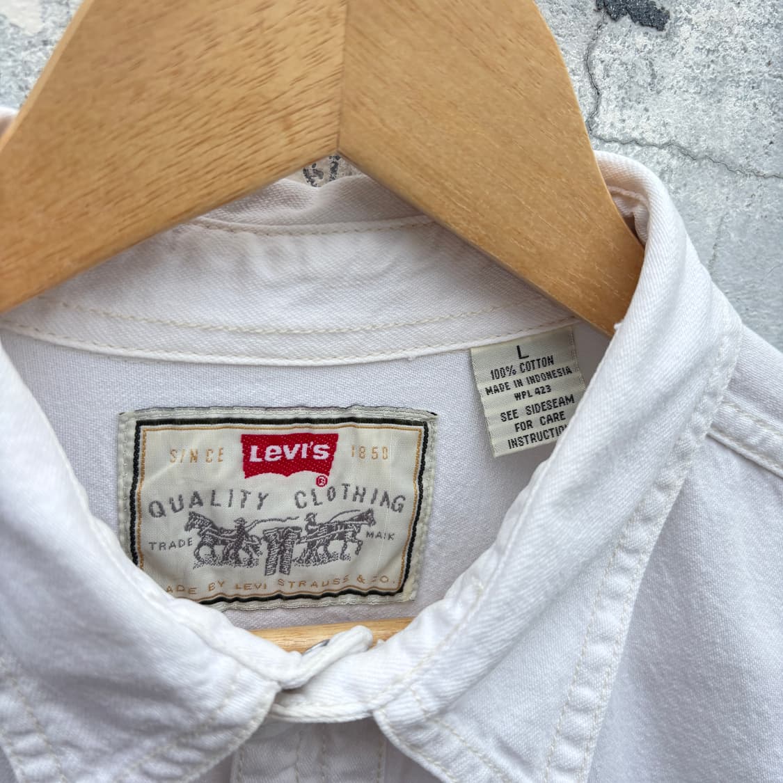 Levi’s 90s 리바이스 데님 셔츠 상품이미지3