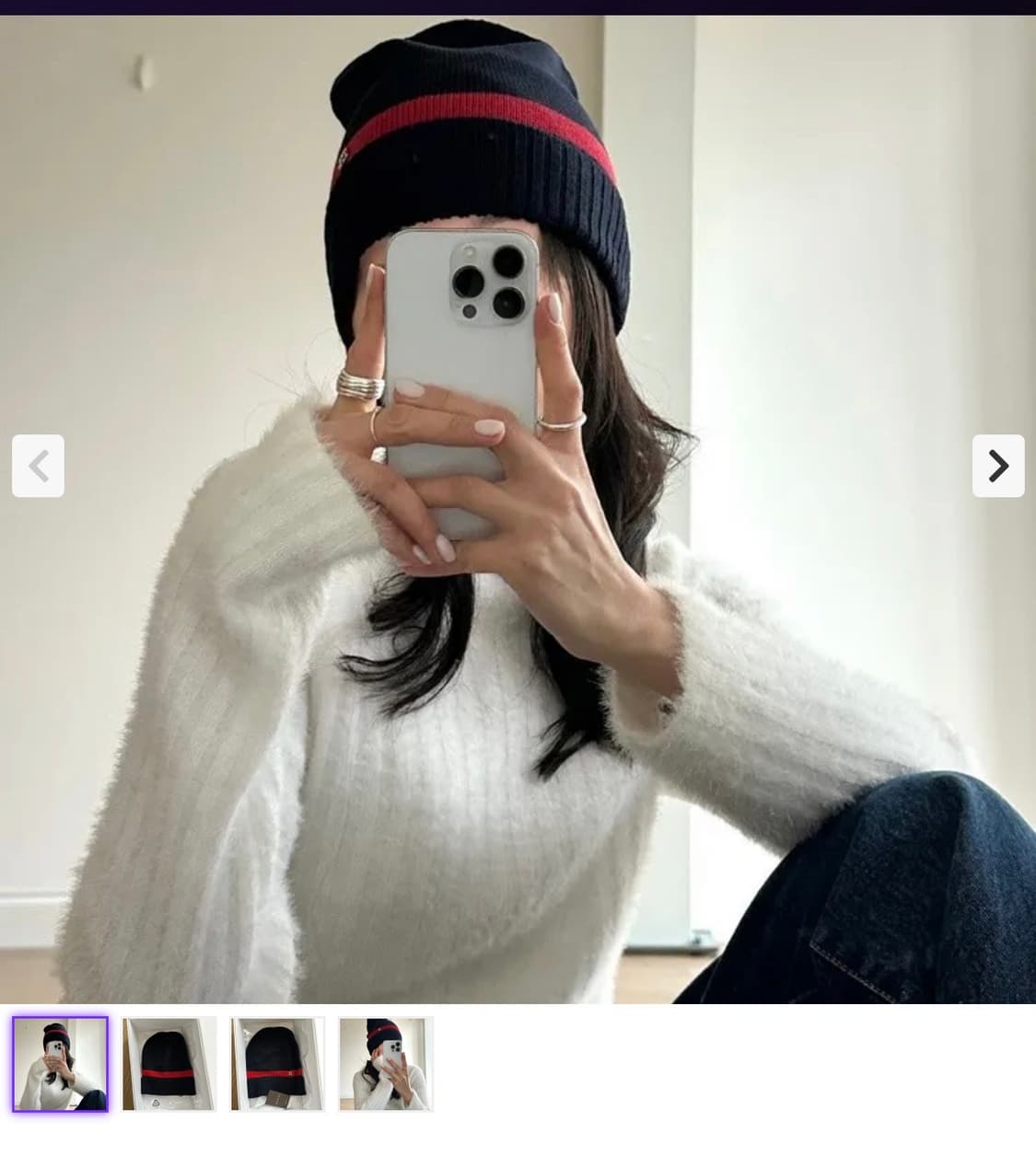 구찌 울 비니 (정품/새상품) 상품이미지6