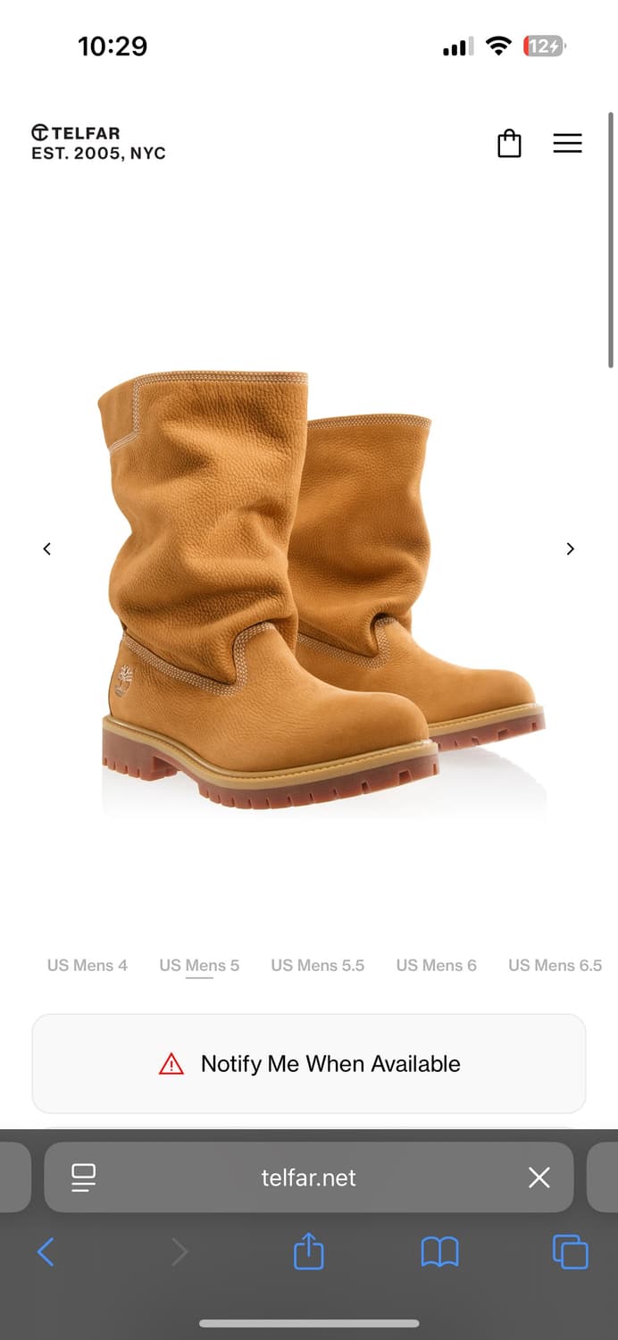 팀버랜드 텔파 us4  timberland telfar 상품이미지1