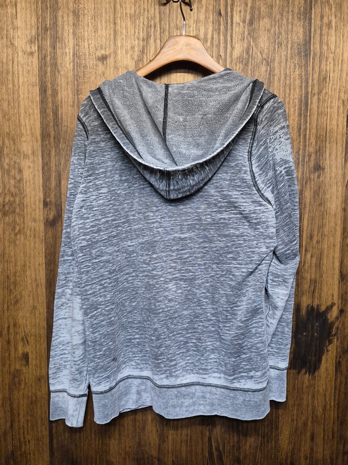 HARLEY DAVIDSON GREY HOODIE ZIPUP  상품이미지4