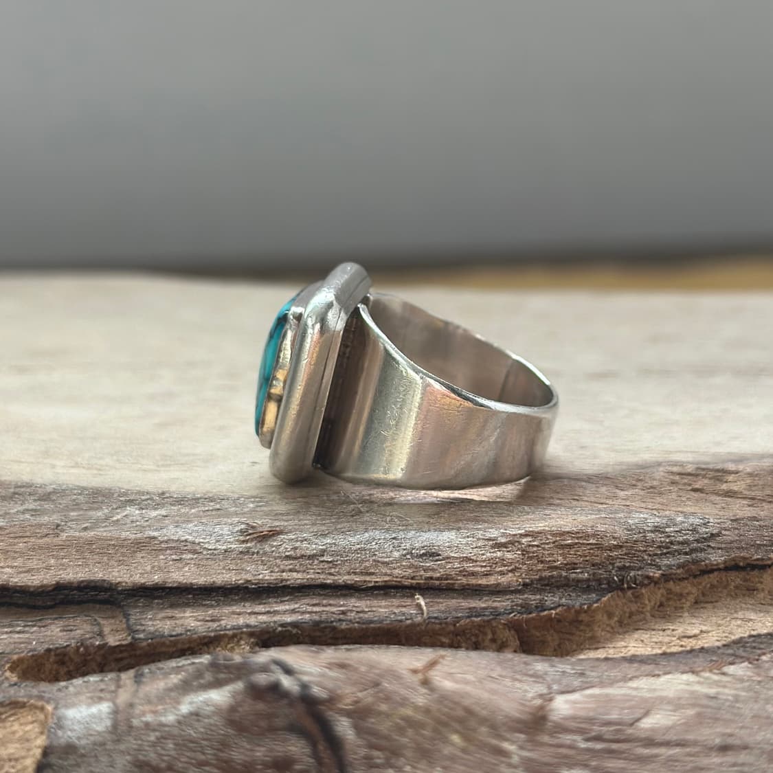 네이티브아메리칸 인디언주얼리 나바호 Albert Platero 터키석링 상품이미지4