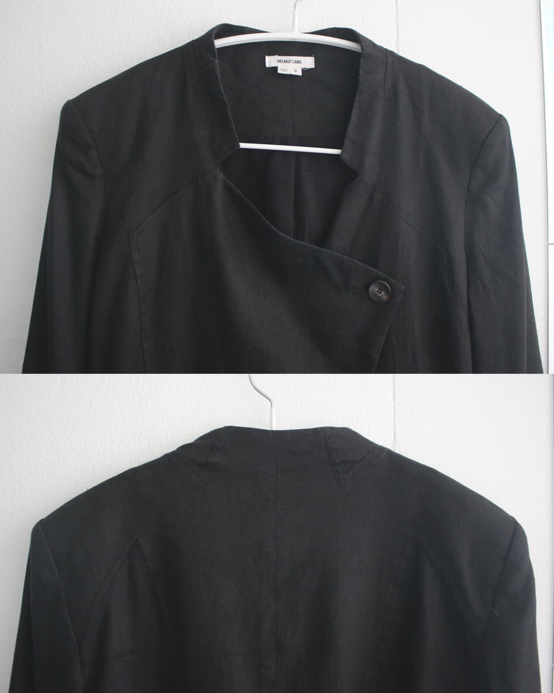 helmut lang unbalance linen jacket 상품이미지4